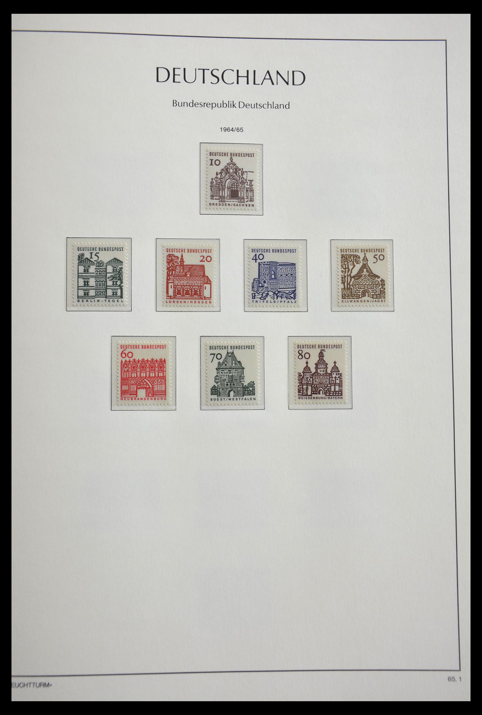 29452 032 - 29452 Bundespost 1949-1974.
