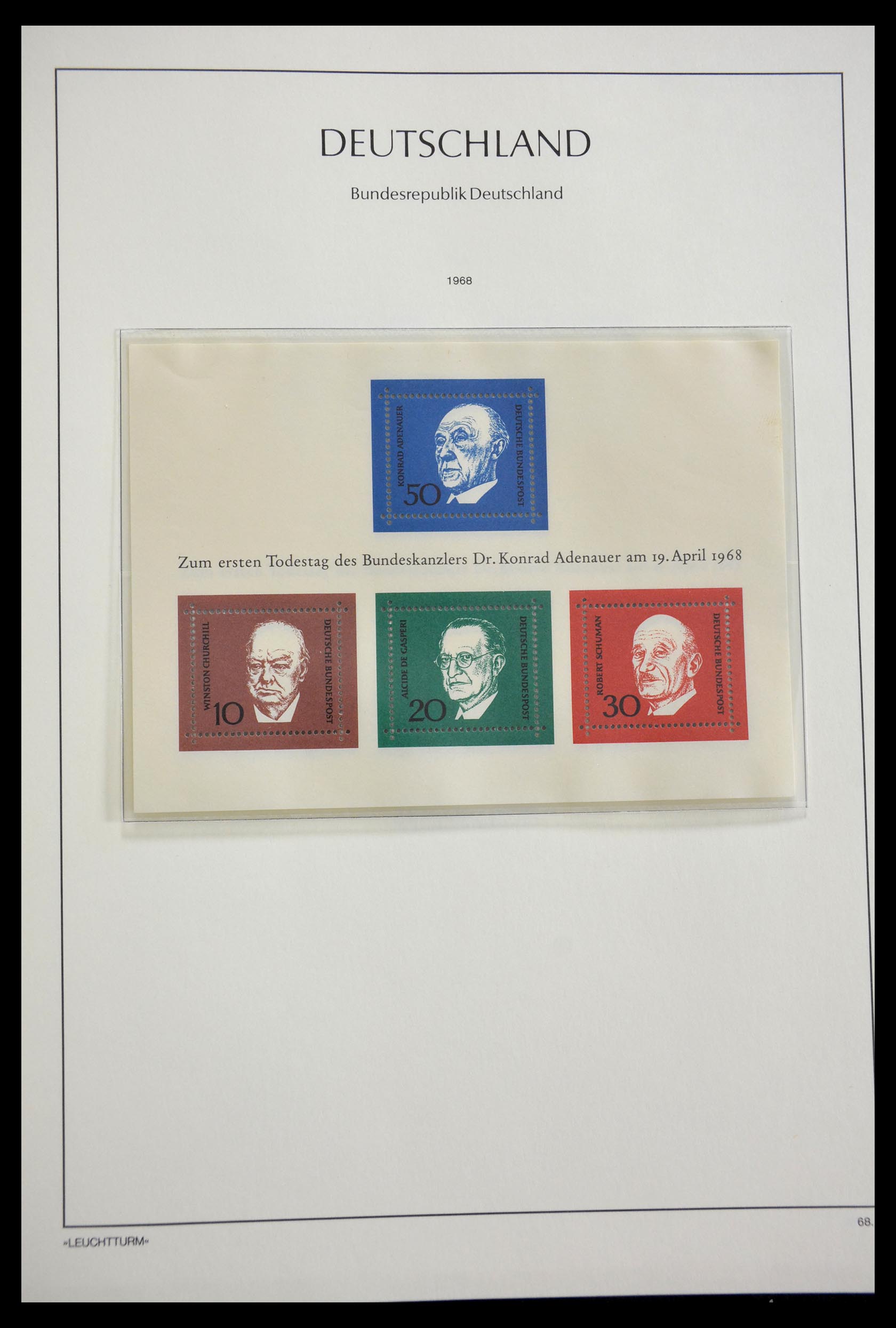 29452 040 - 29452 Bundespost 1949-1974.