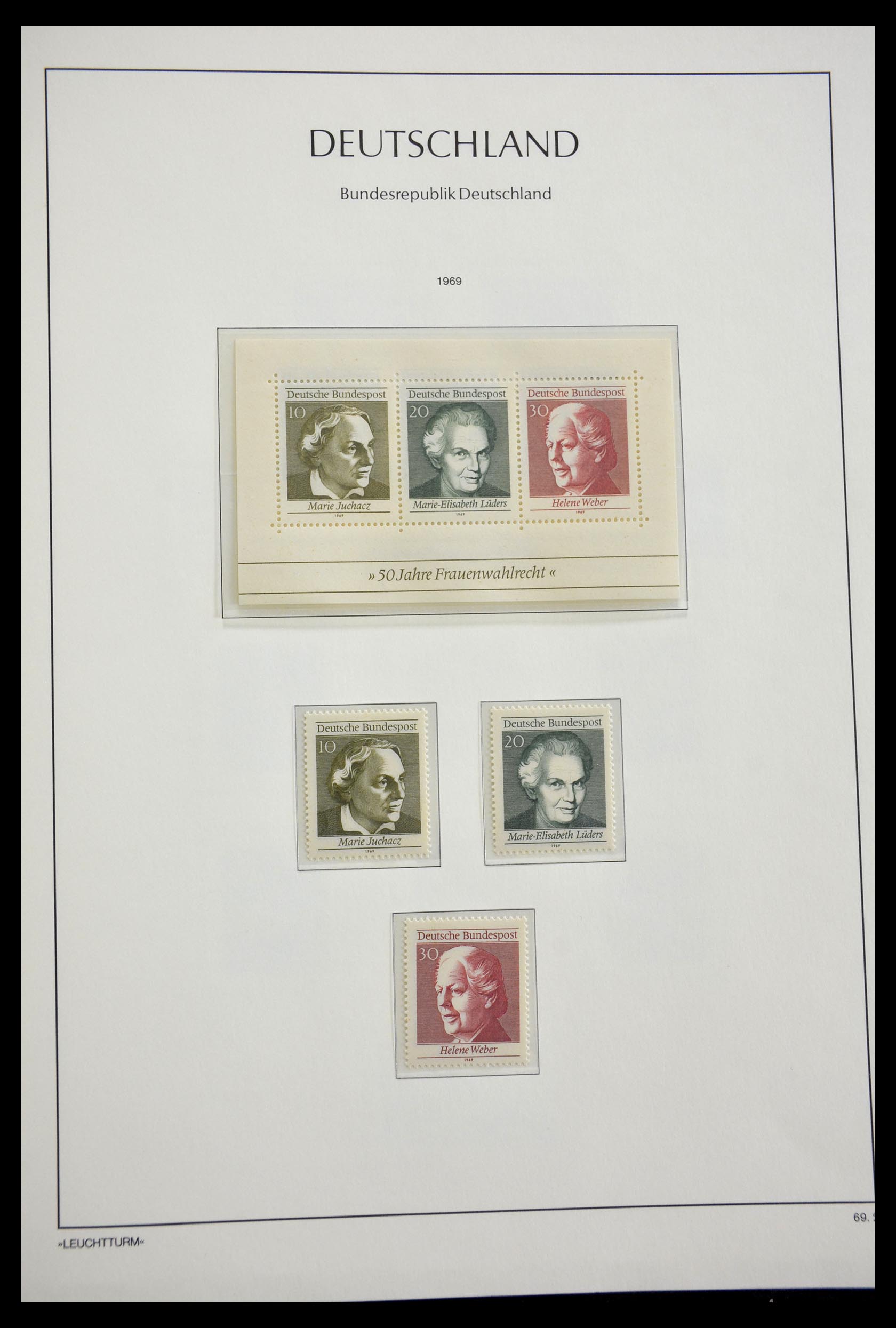 29452 044 - 29452 Bundespost 1949-1974.