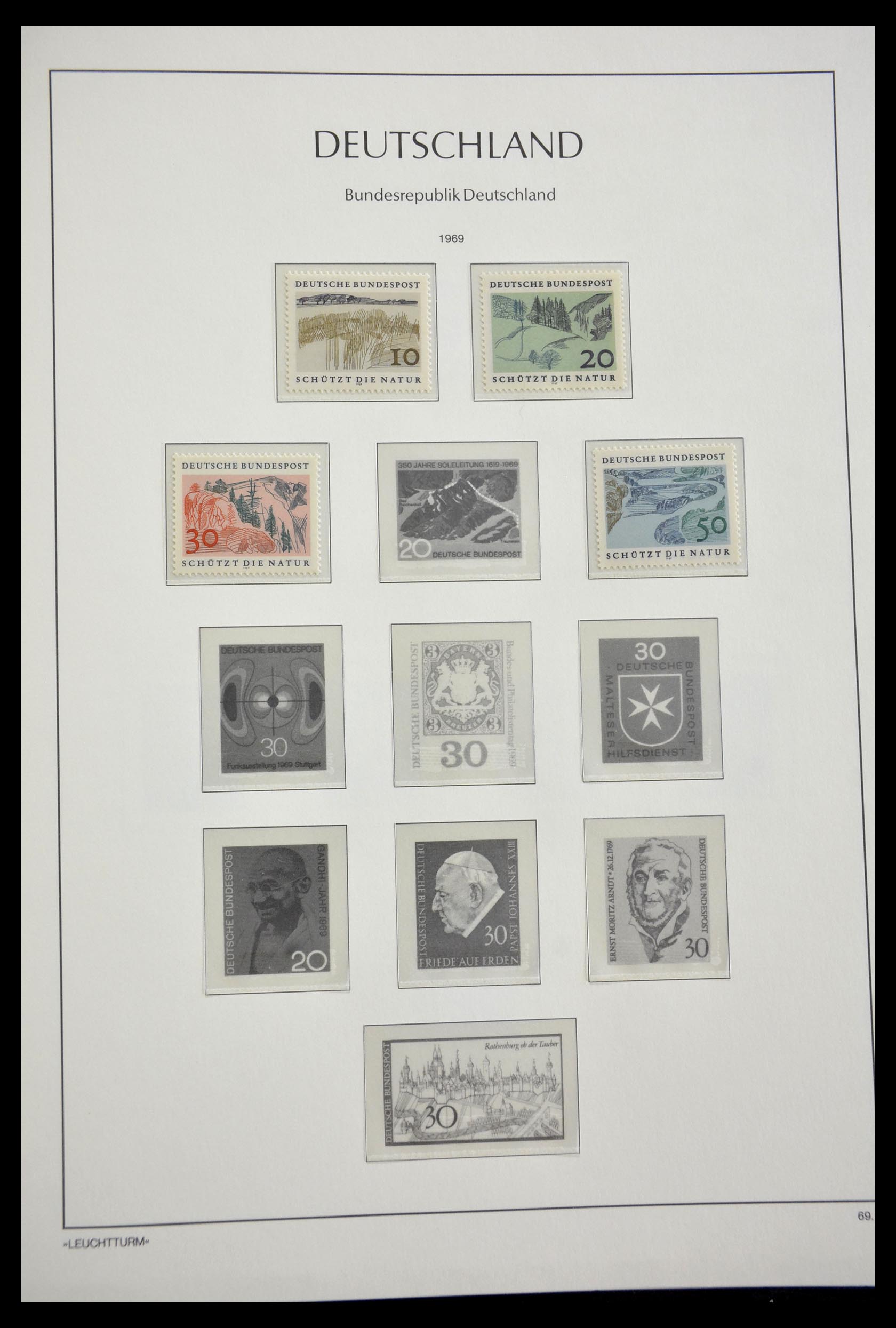 29452 045 - 29452 Bundespost 1949-1974.