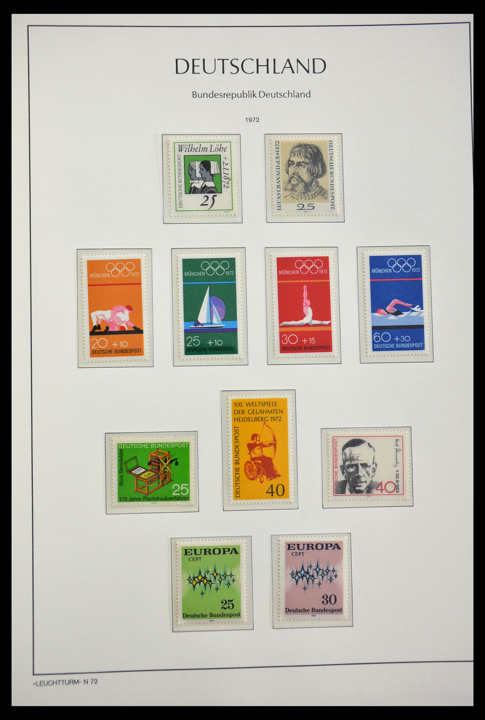 29452 054 - 29452 Bundespost 1949-1974.