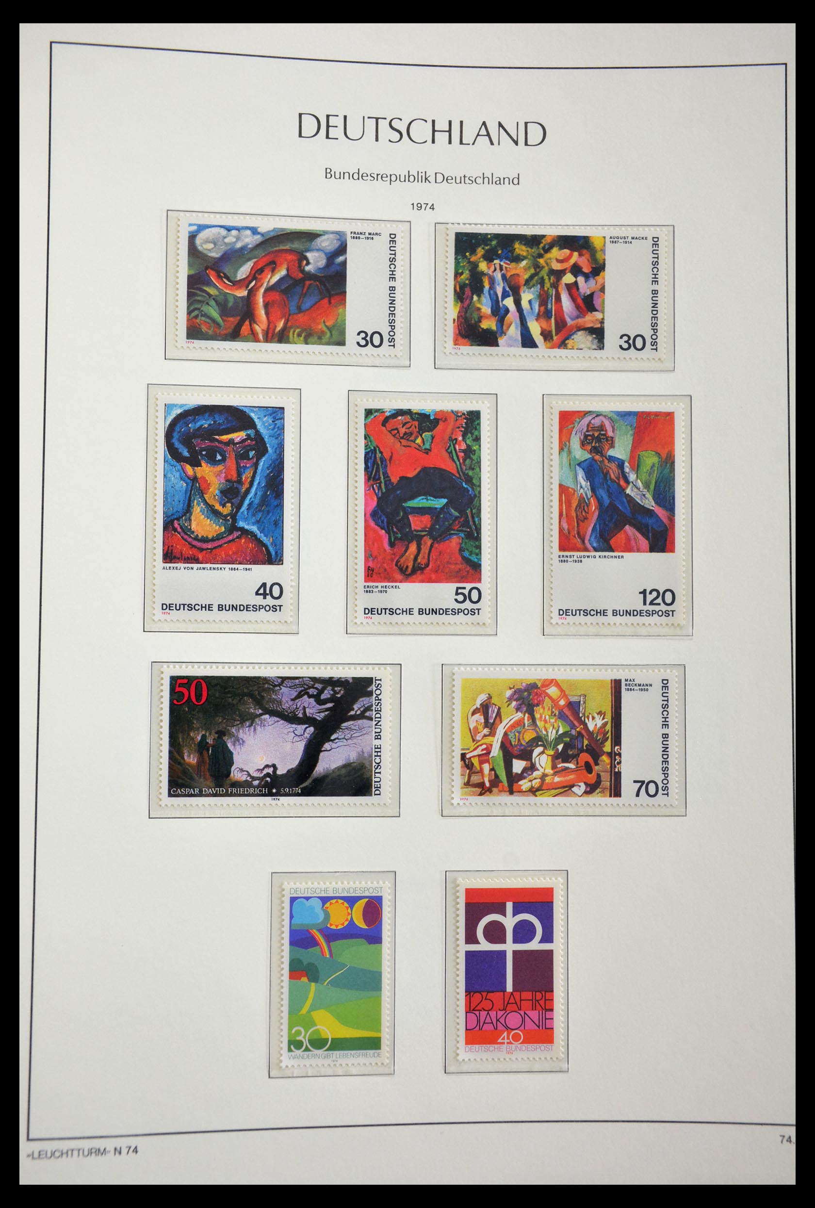 29452 068 - 29452 Bundespost 1949-1974.