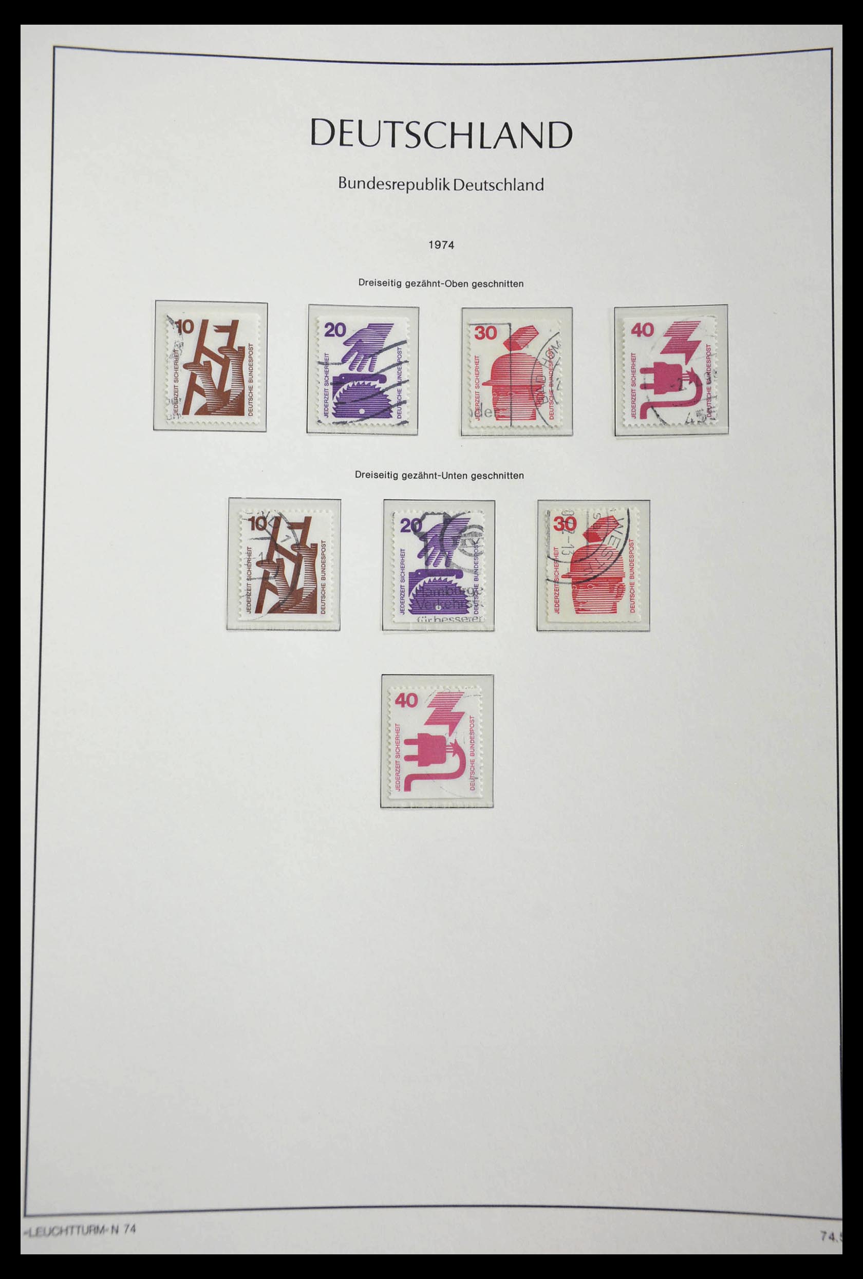 29452 071 - 29452 Bundespost 1949-1974.