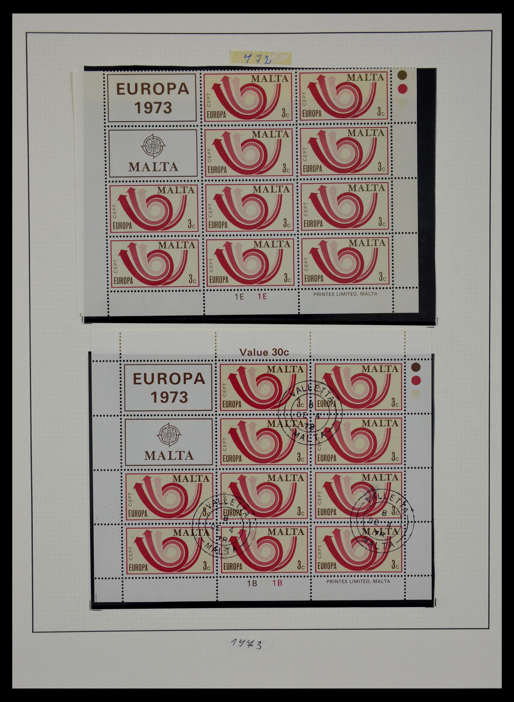 29464 050 - 29464 Europa CEPT 1956-1980 en voor- en meelopers.