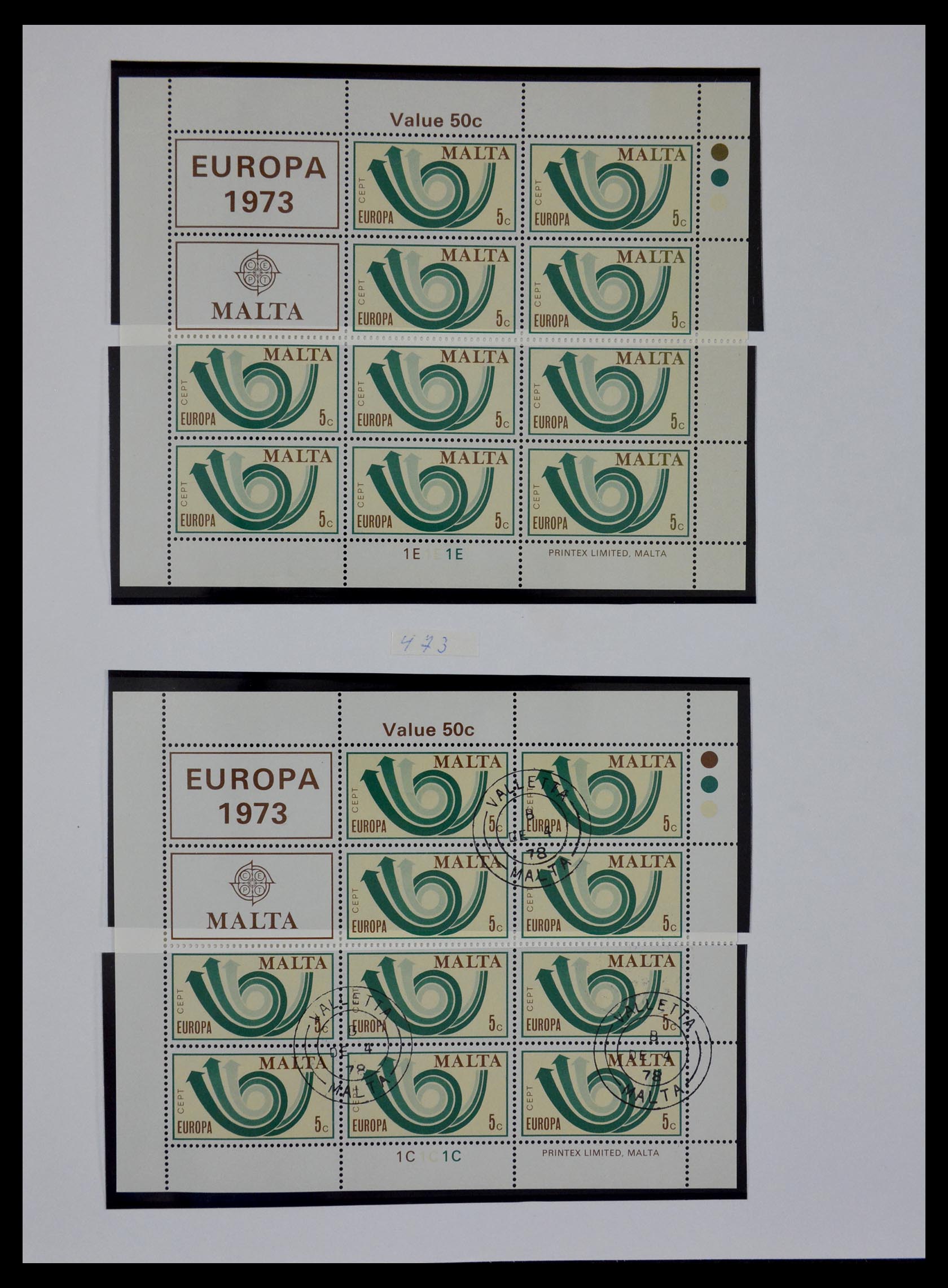 29464 051 - 29464 Europa CEPT 1956-1980 and front- and corunners.
