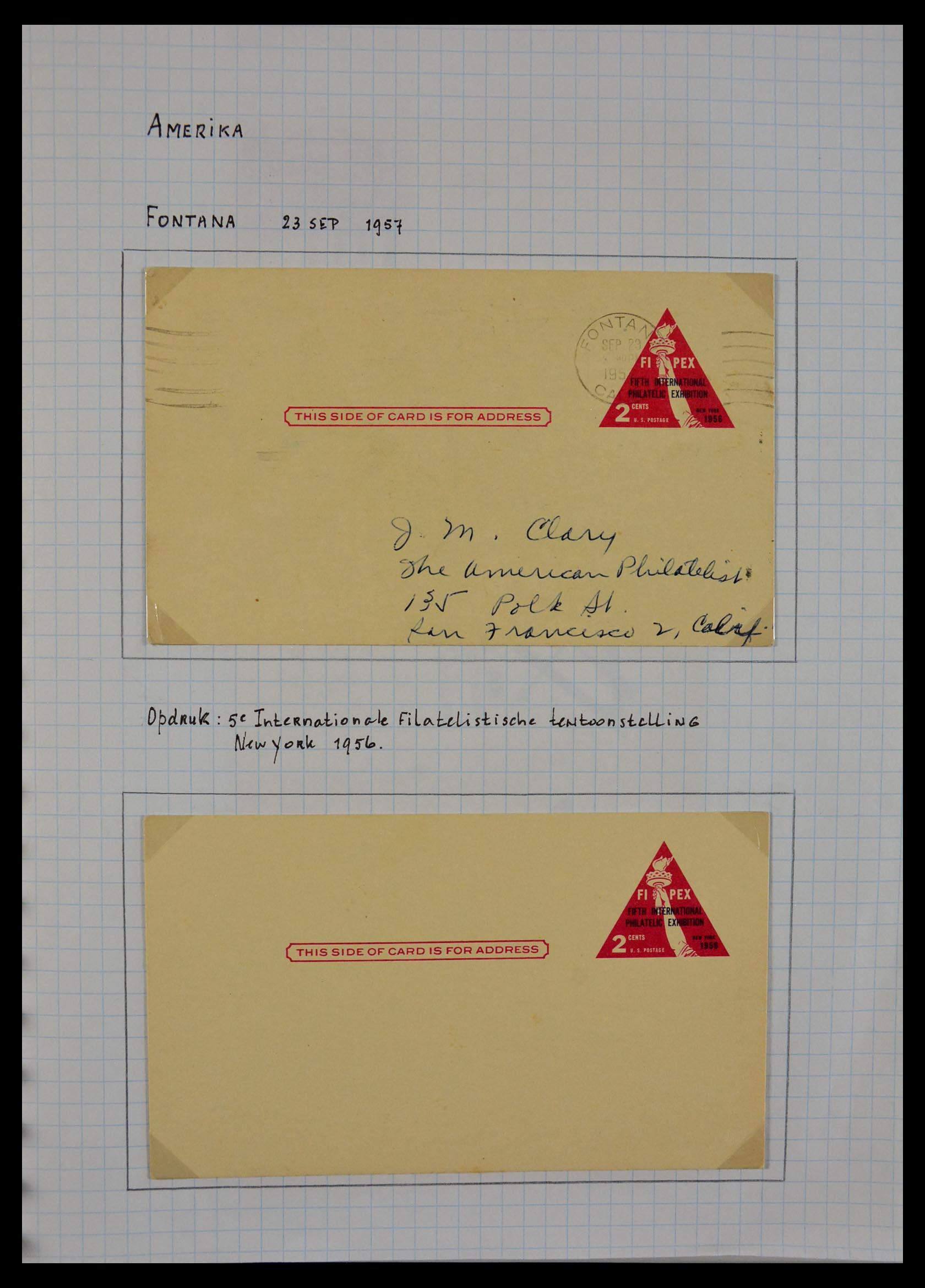 29465 004 - 29465 Triangular stamps on covers.