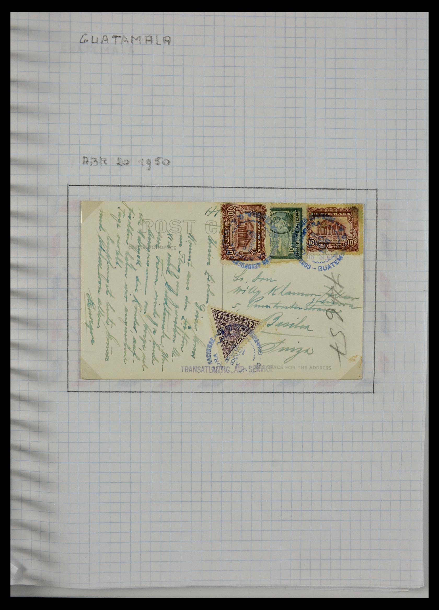 29465 035 - 29465 Triangular stamps on covers.
