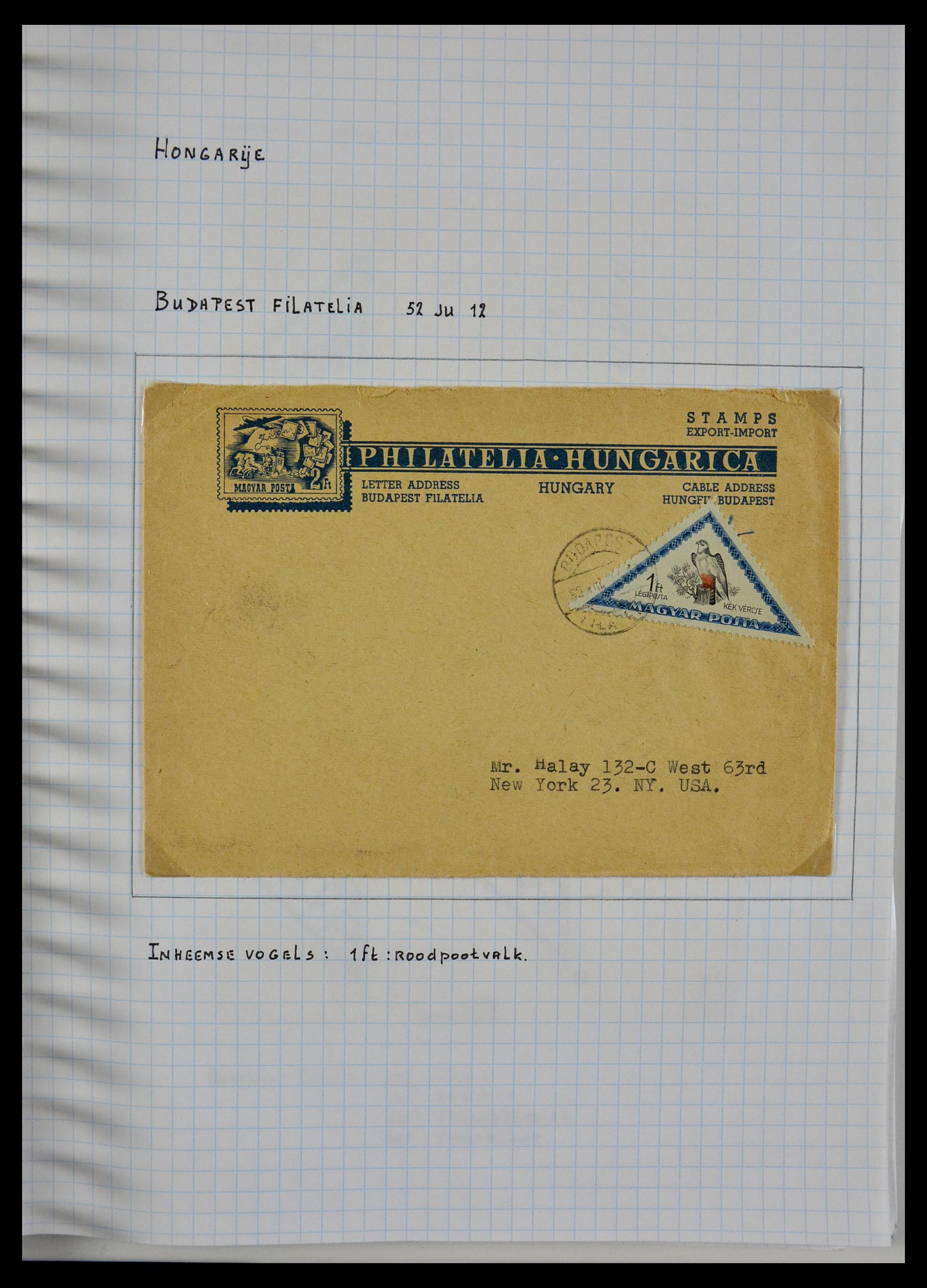 29465 039 - 29465 Triangular stamps on covers.