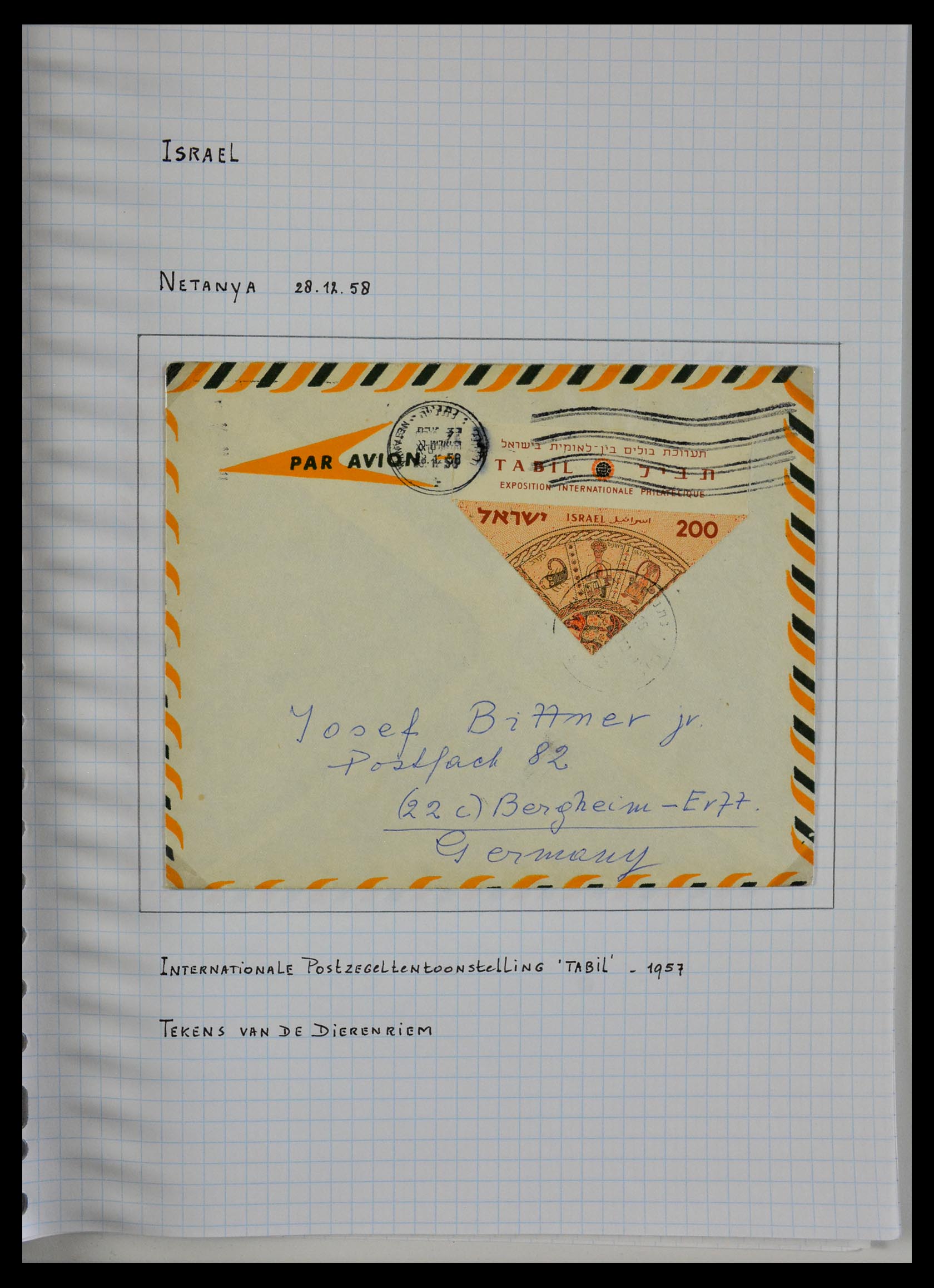 29465 052 - 29465 Triangular stamps on covers.