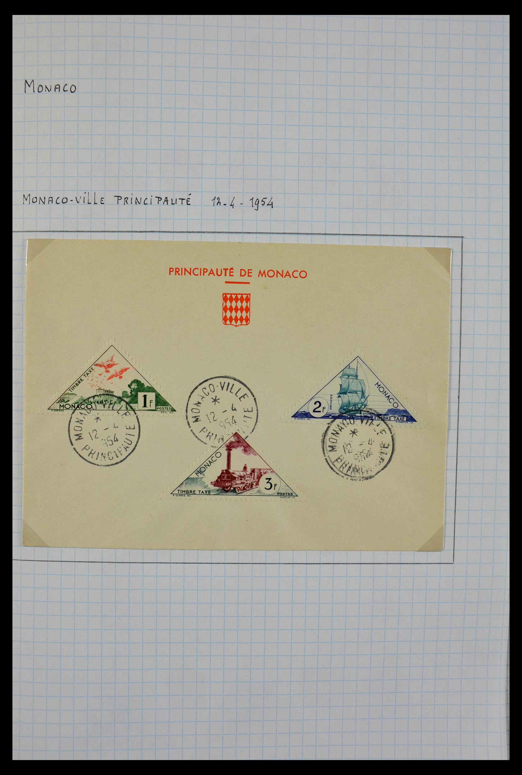 29465 068 - 29465 Triangular stamps on covers.