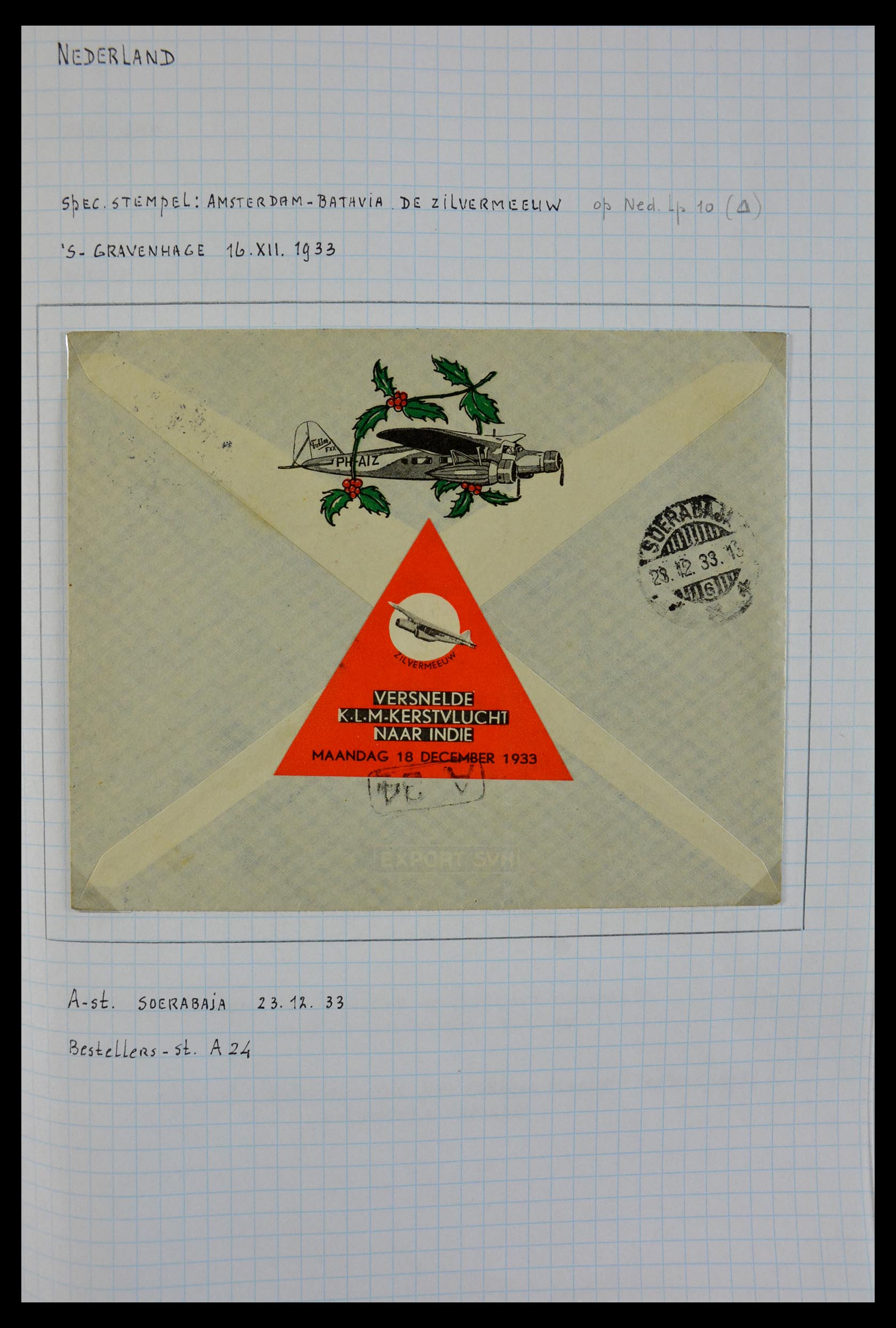 29465 074 - 29465 Triangular stamps on covers.