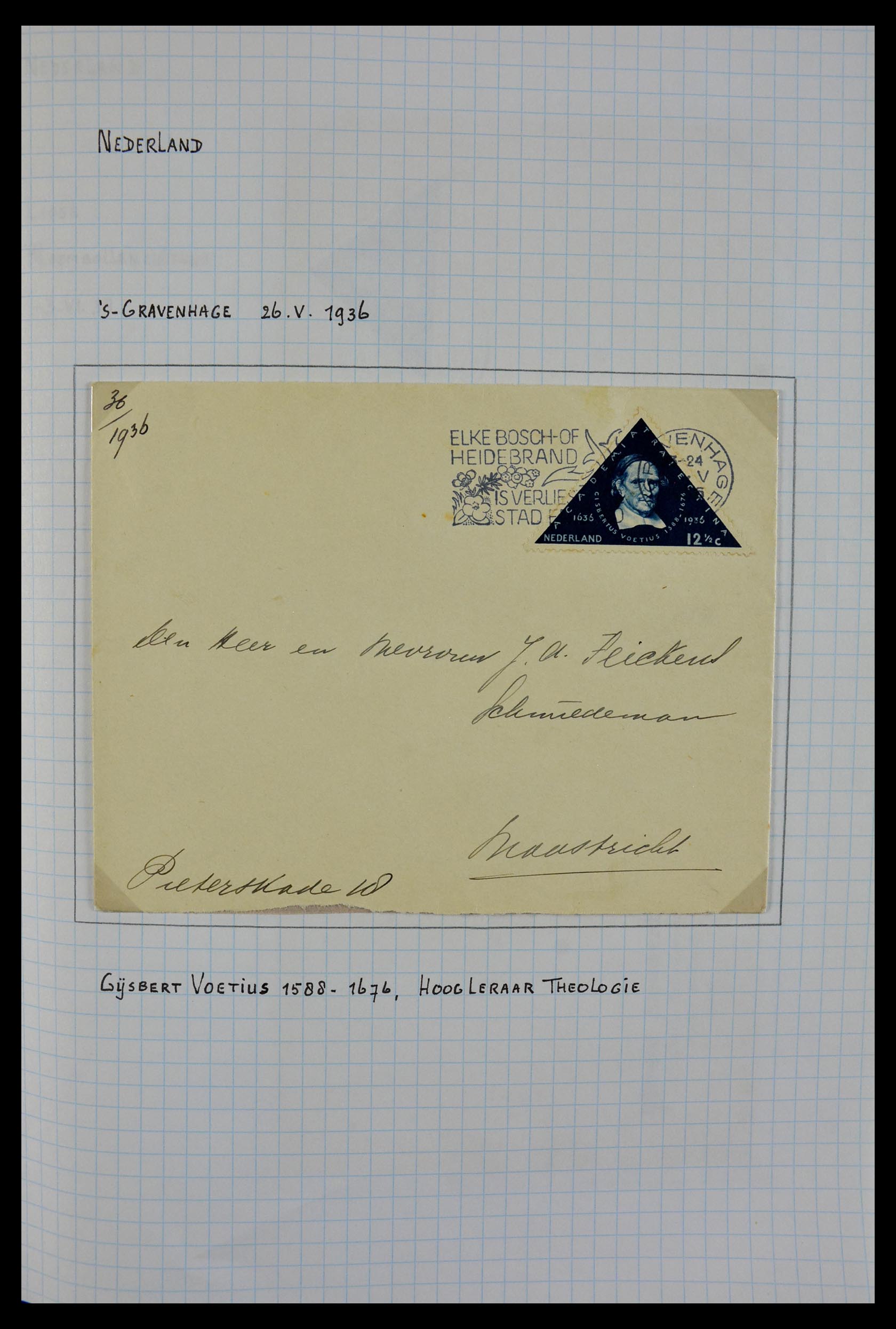 29465 079 - 29465 Triangular stamps on covers.