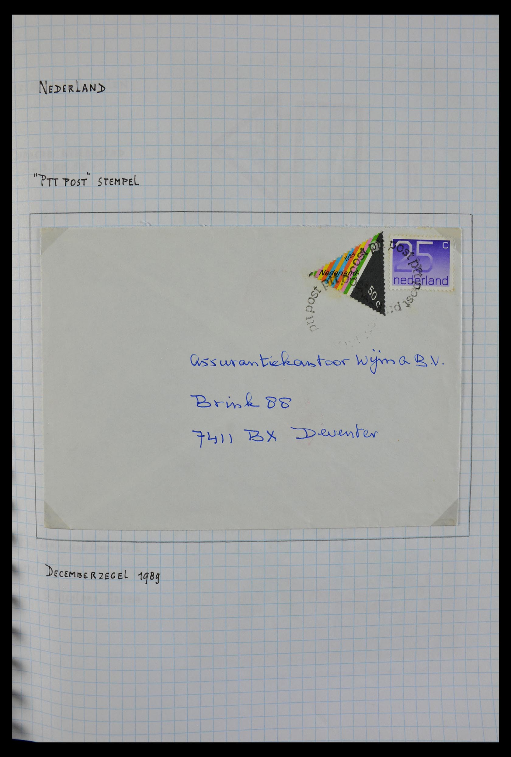 29465 086 - 29465 Triangular stamps on covers.