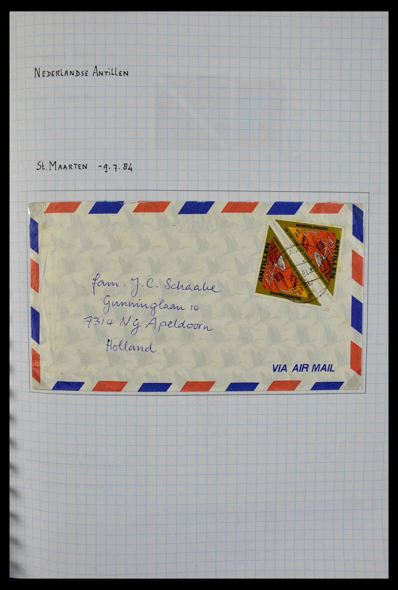 29465 090 - 29465 Triangular stamps on covers.