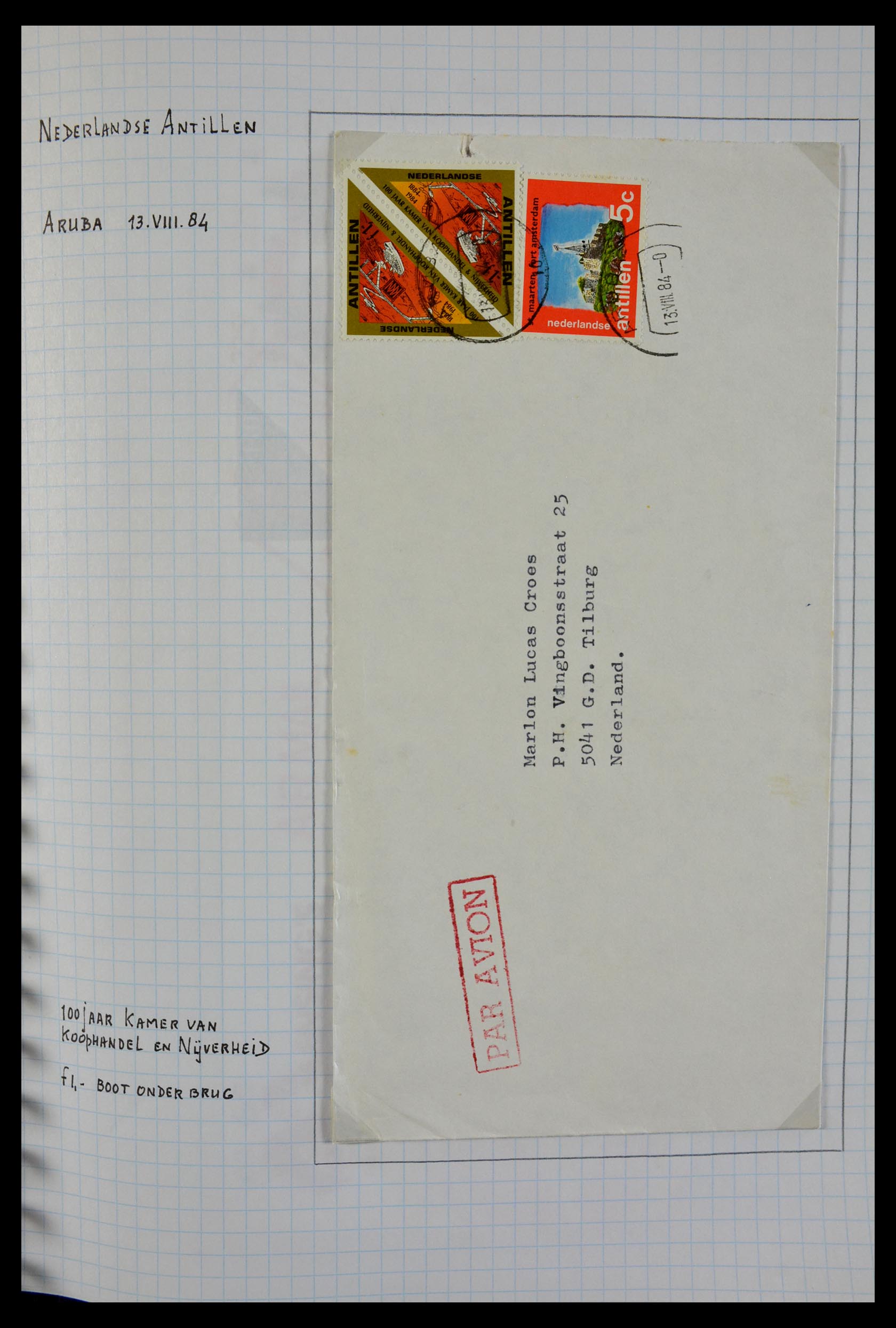 29465 091 - 29465 Triangular stamps on covers.