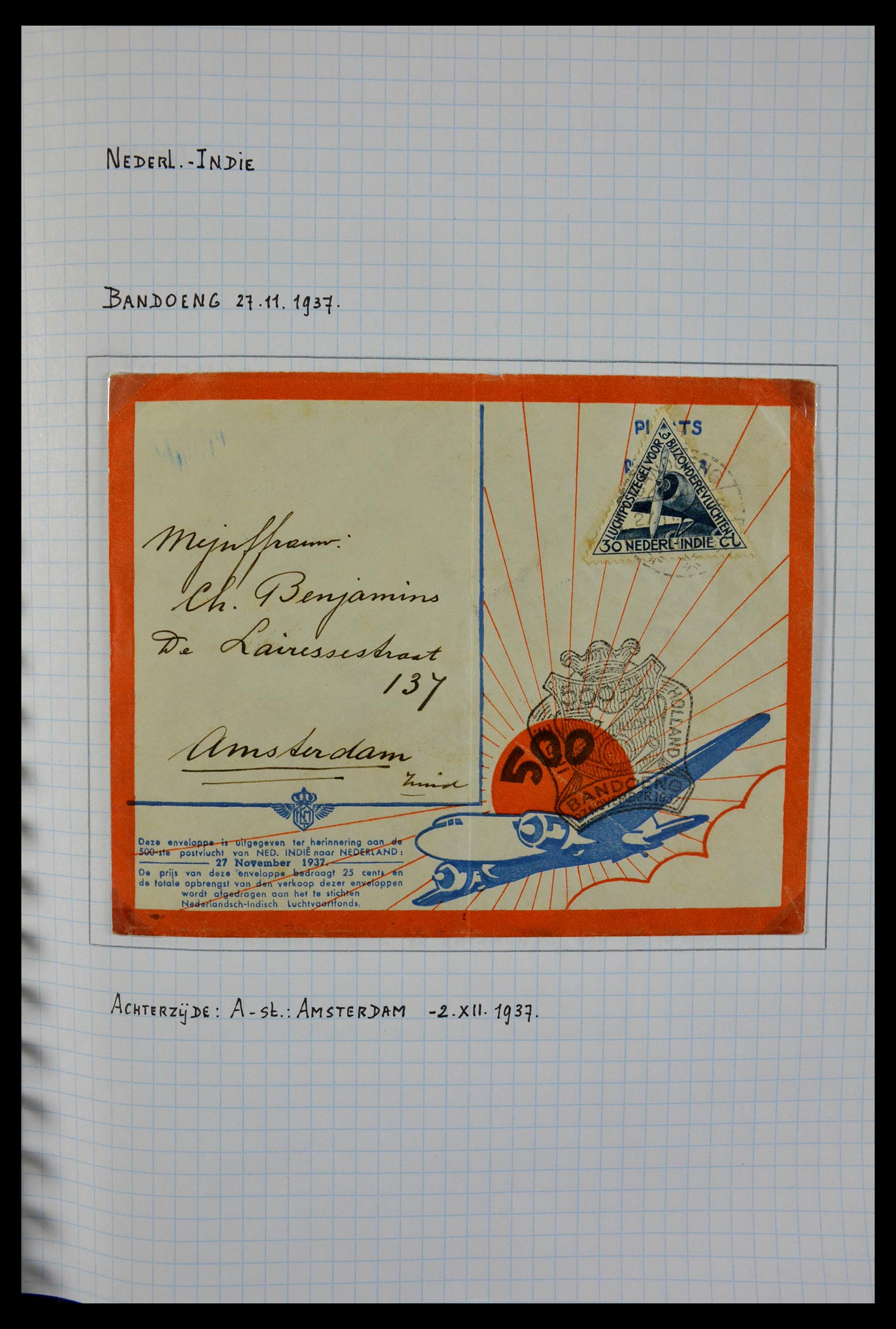 29465 093 - 29465 Triangular stamps on covers.