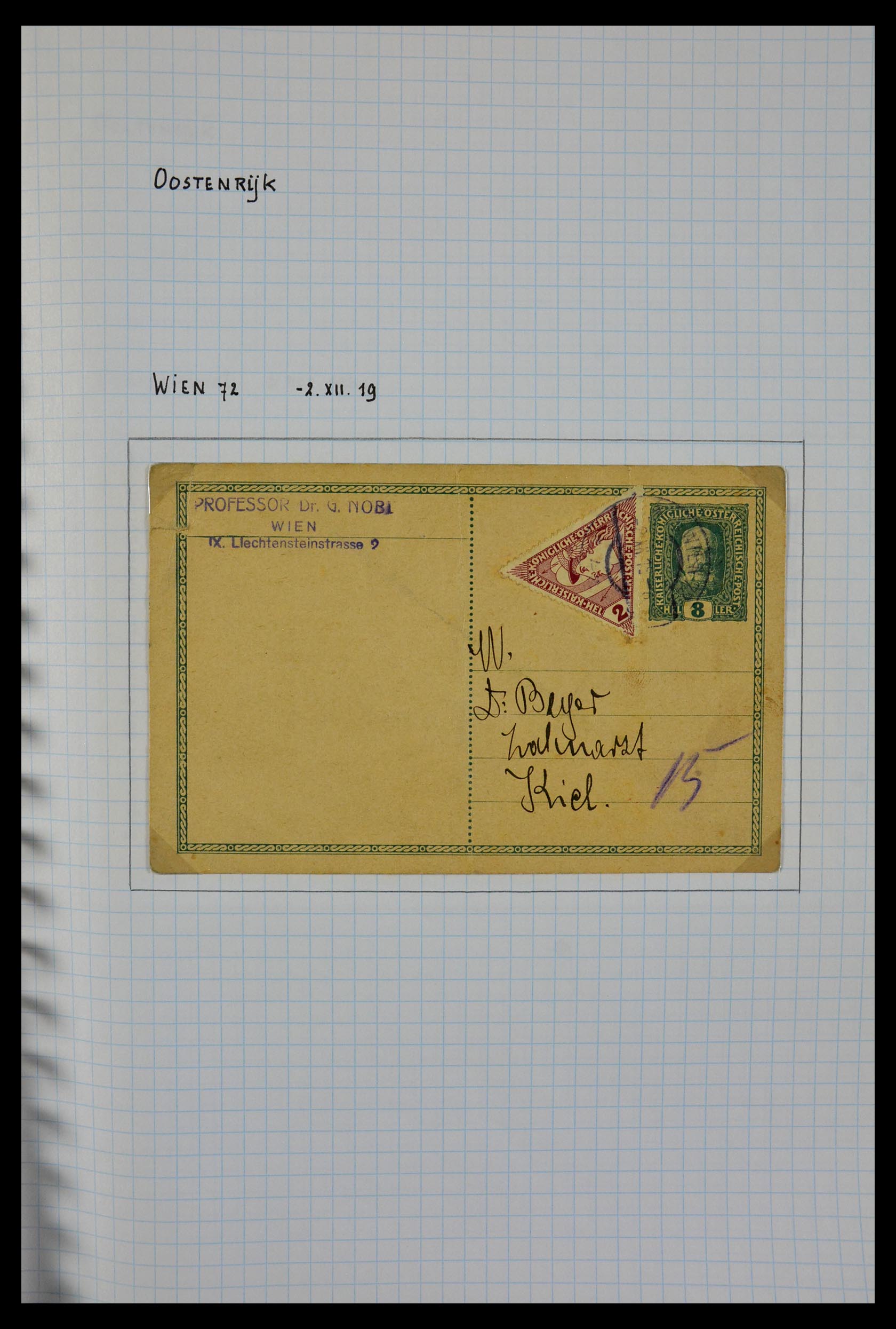 29465 104 - 29465 Triangular stamps on covers.