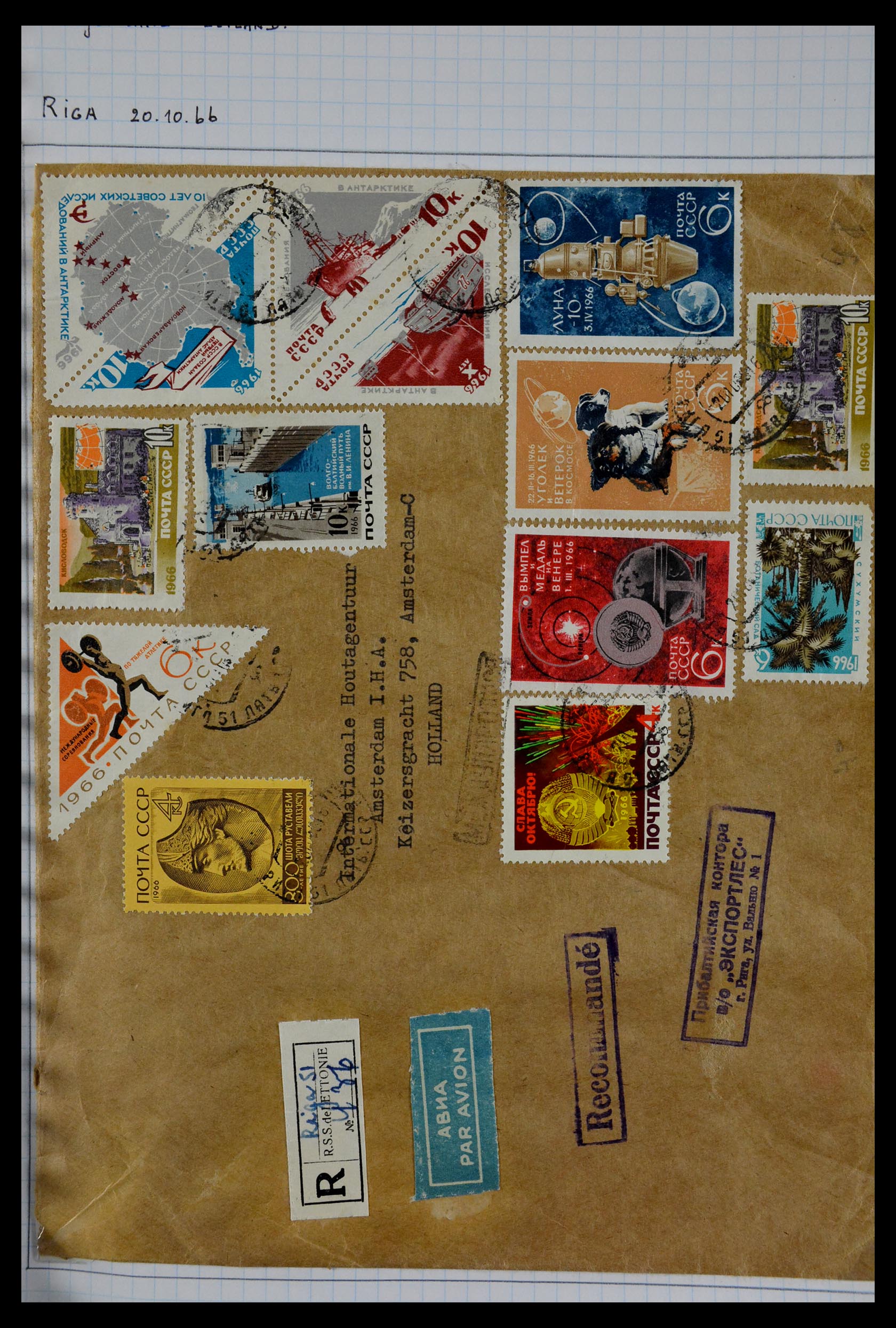 29465 117 - 29465 Triangular stamps on covers.
