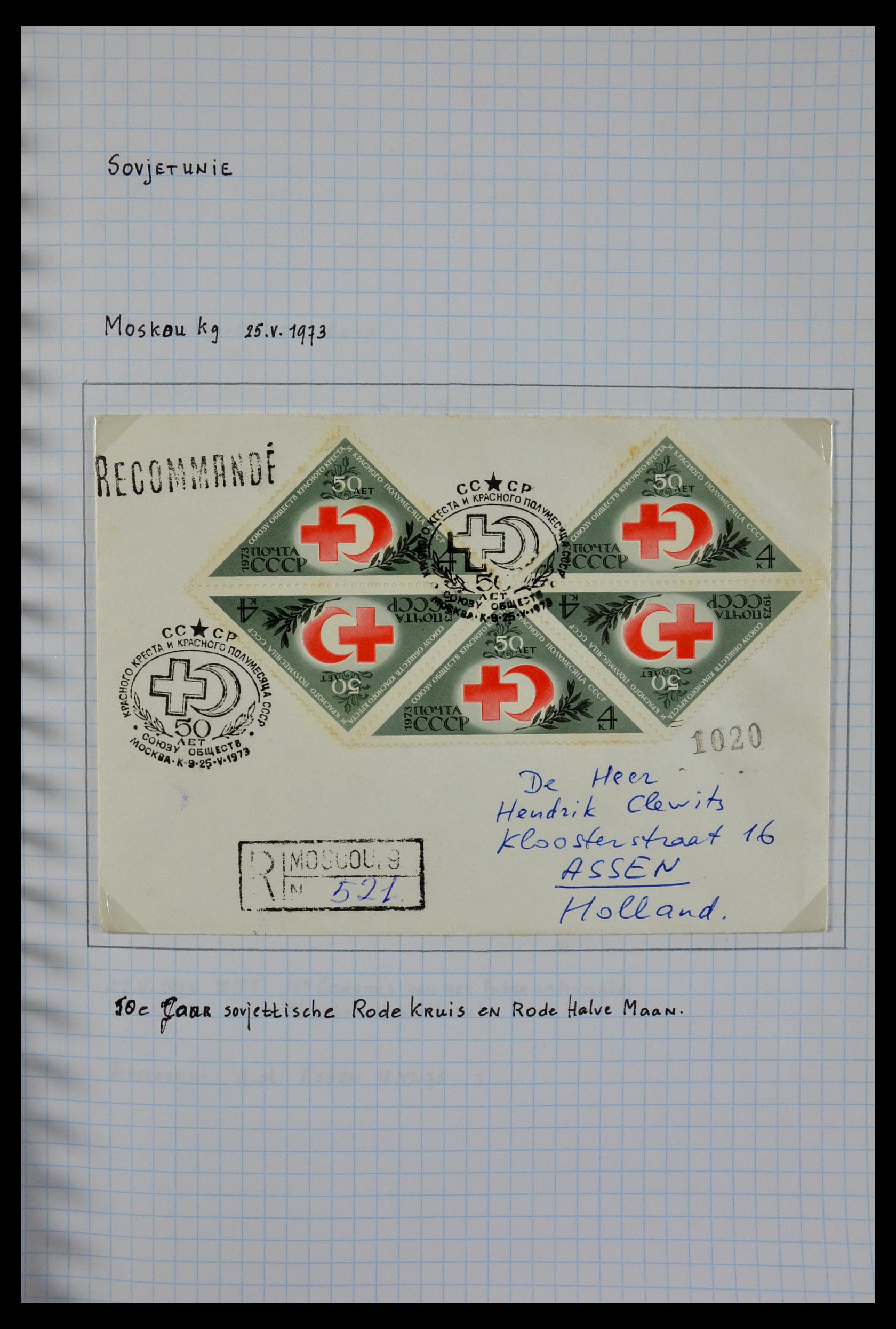 29465 118 - 29465 Triangular stamps on covers.