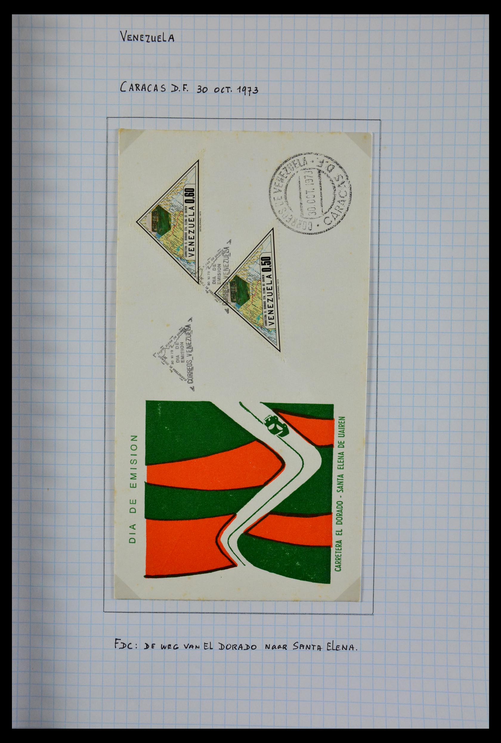 29465 138 - 29465 Triangular stamps on covers.