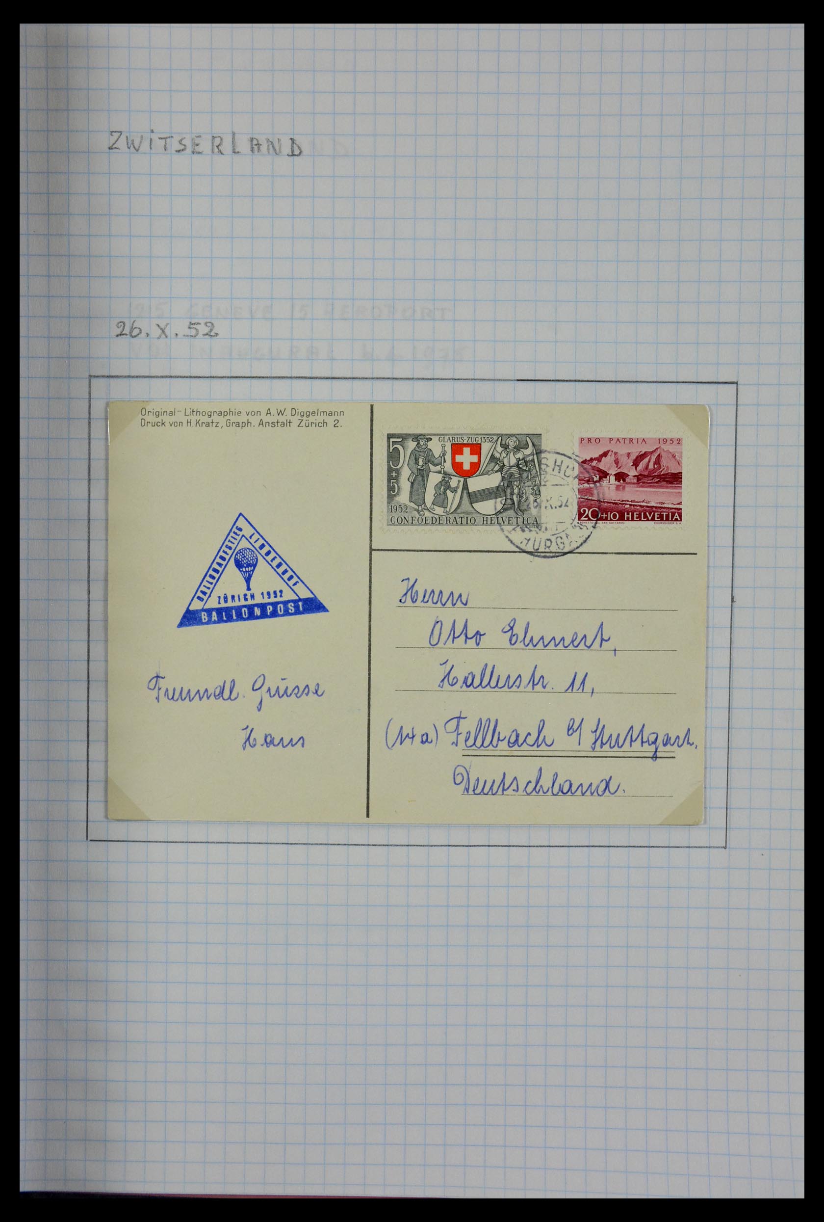 29465 143 - 29465 Triangular stamps on covers.