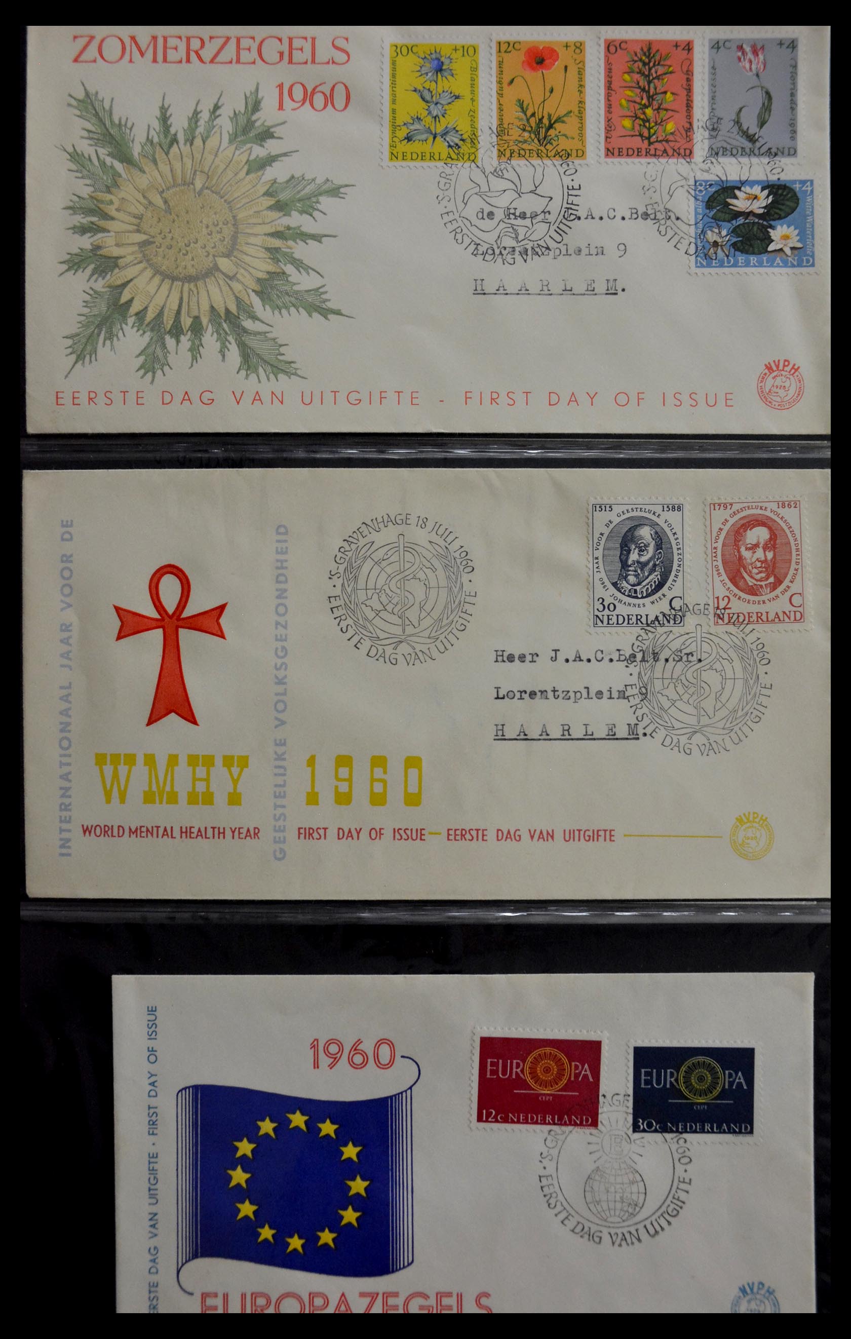 29470 015 - 29470 Nederland FDC's 1950-1967.