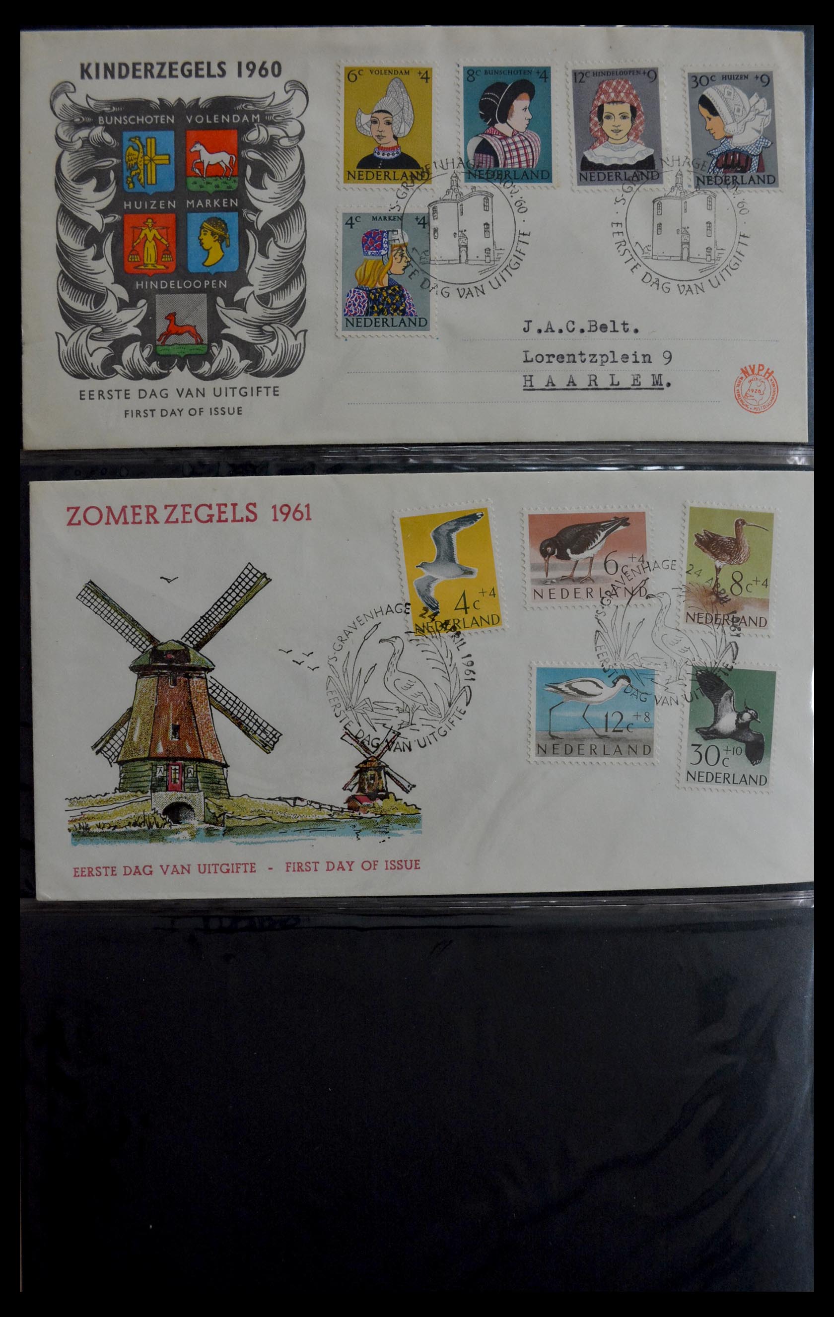 29470 016 - 29470 Netherlands FDC's 1950-1967.