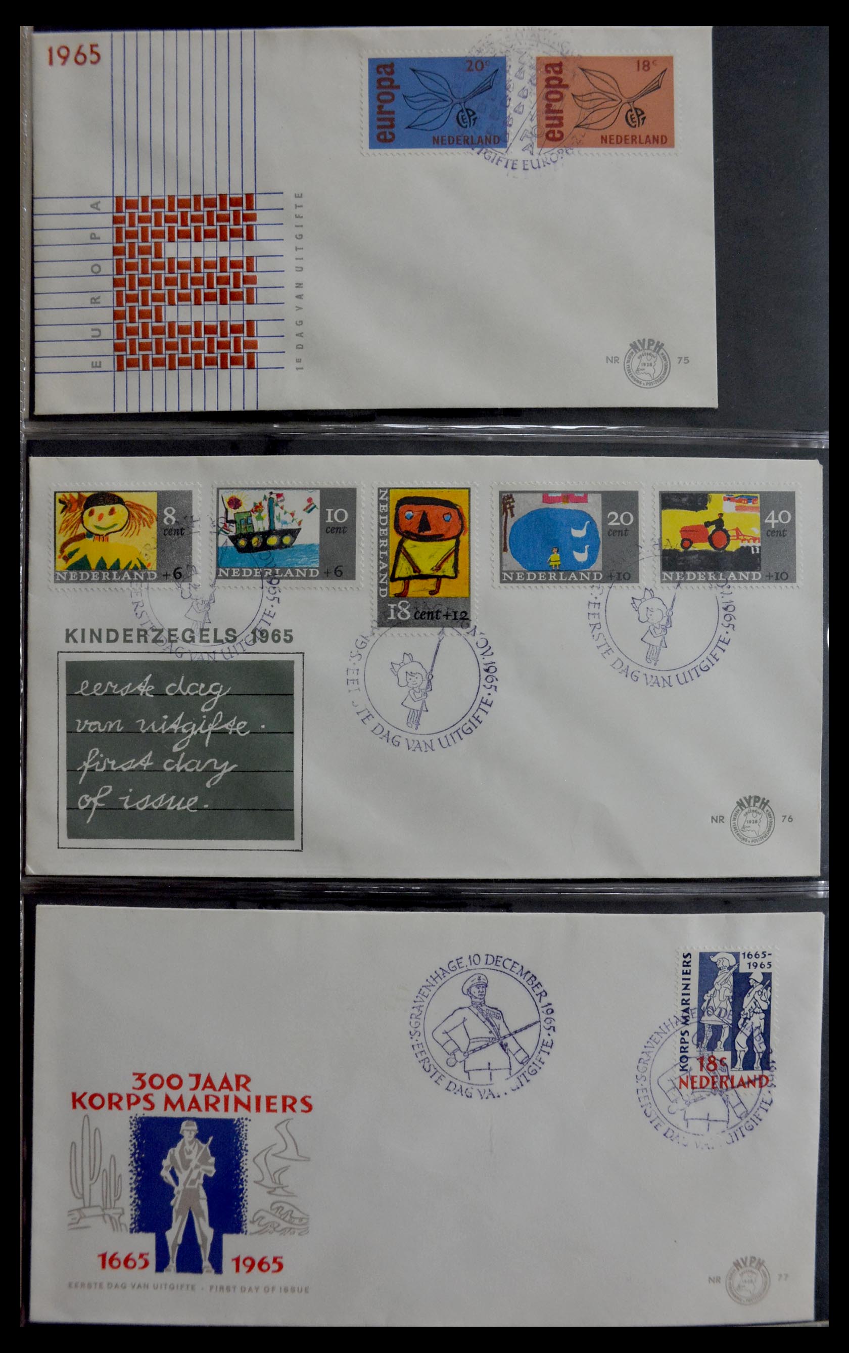 29470 026 - 29470 Netherlands FDC's 1950-1967.