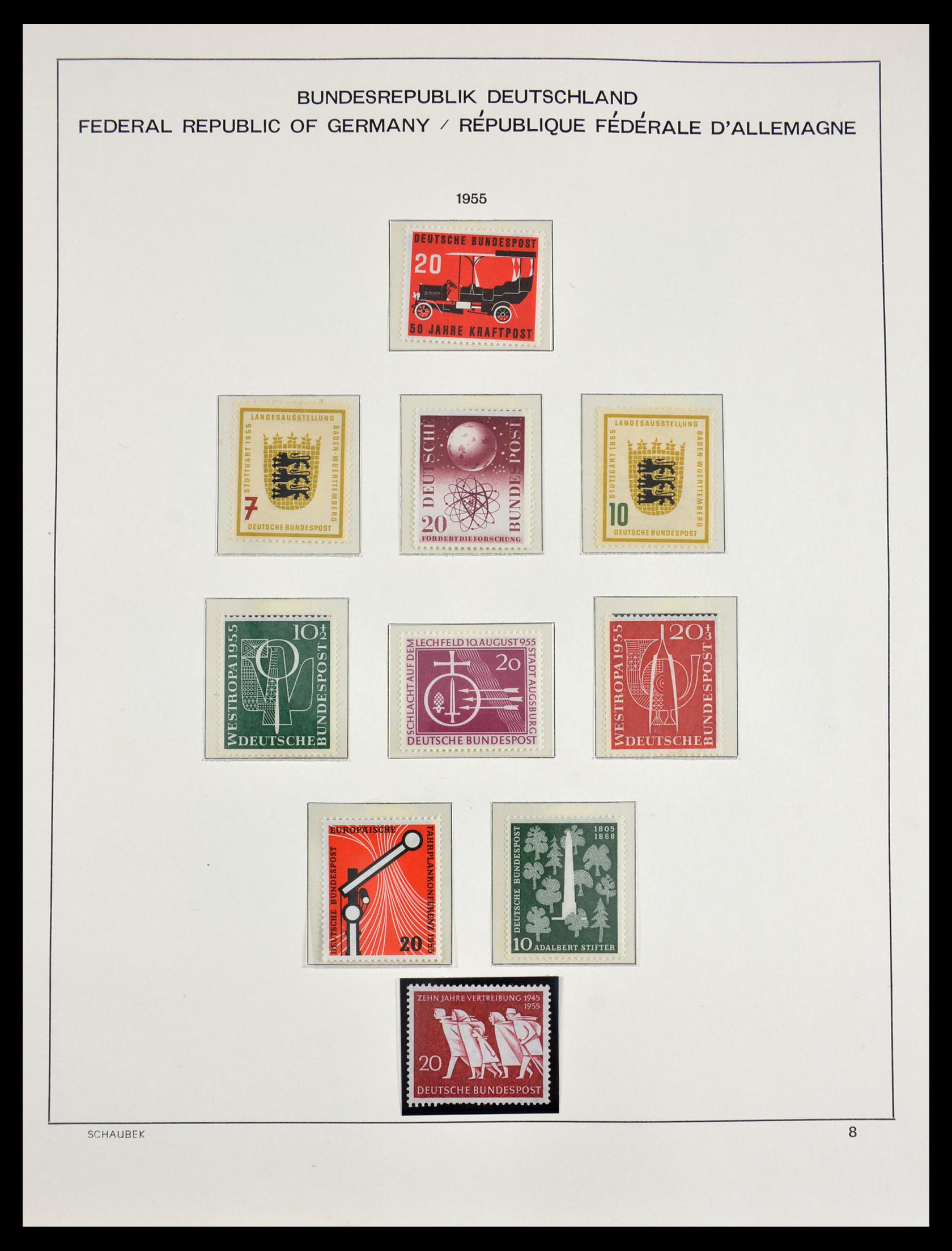 29489 002 - 29489 Bundespost 1954-1990.