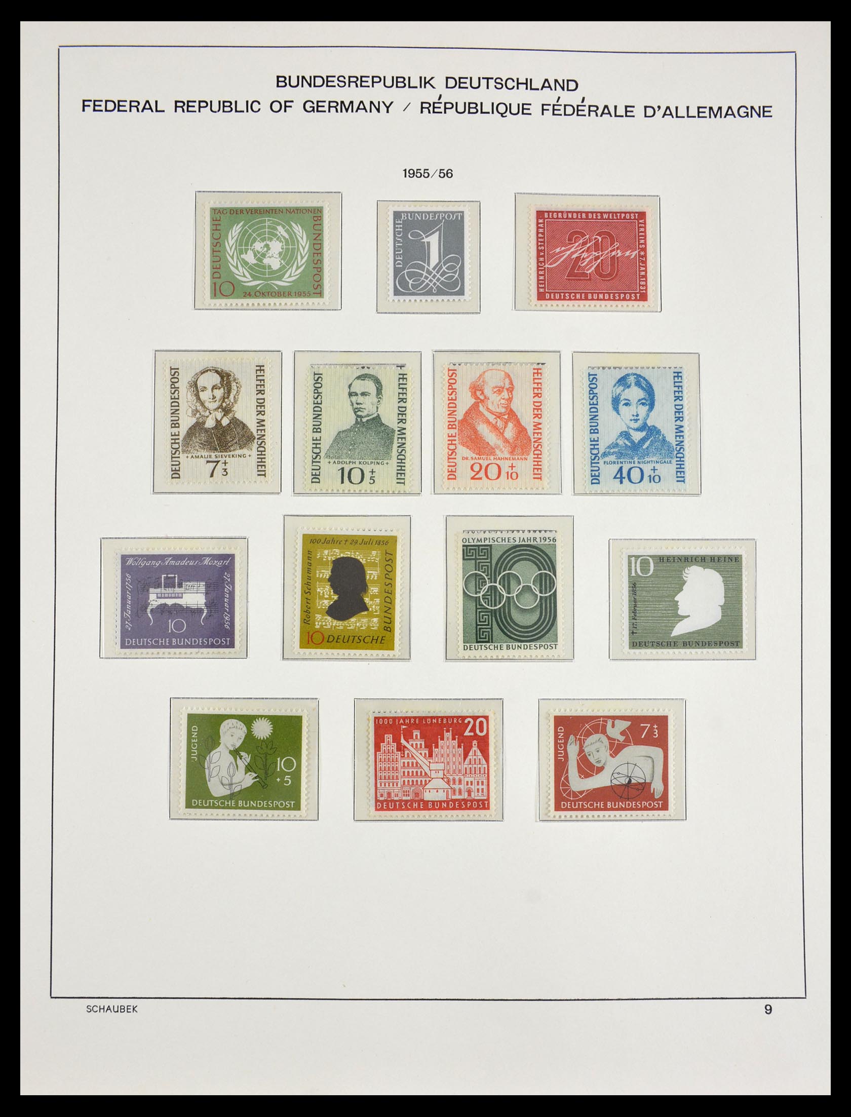 29489 003 - 29489 Bundespost 1954-1990.