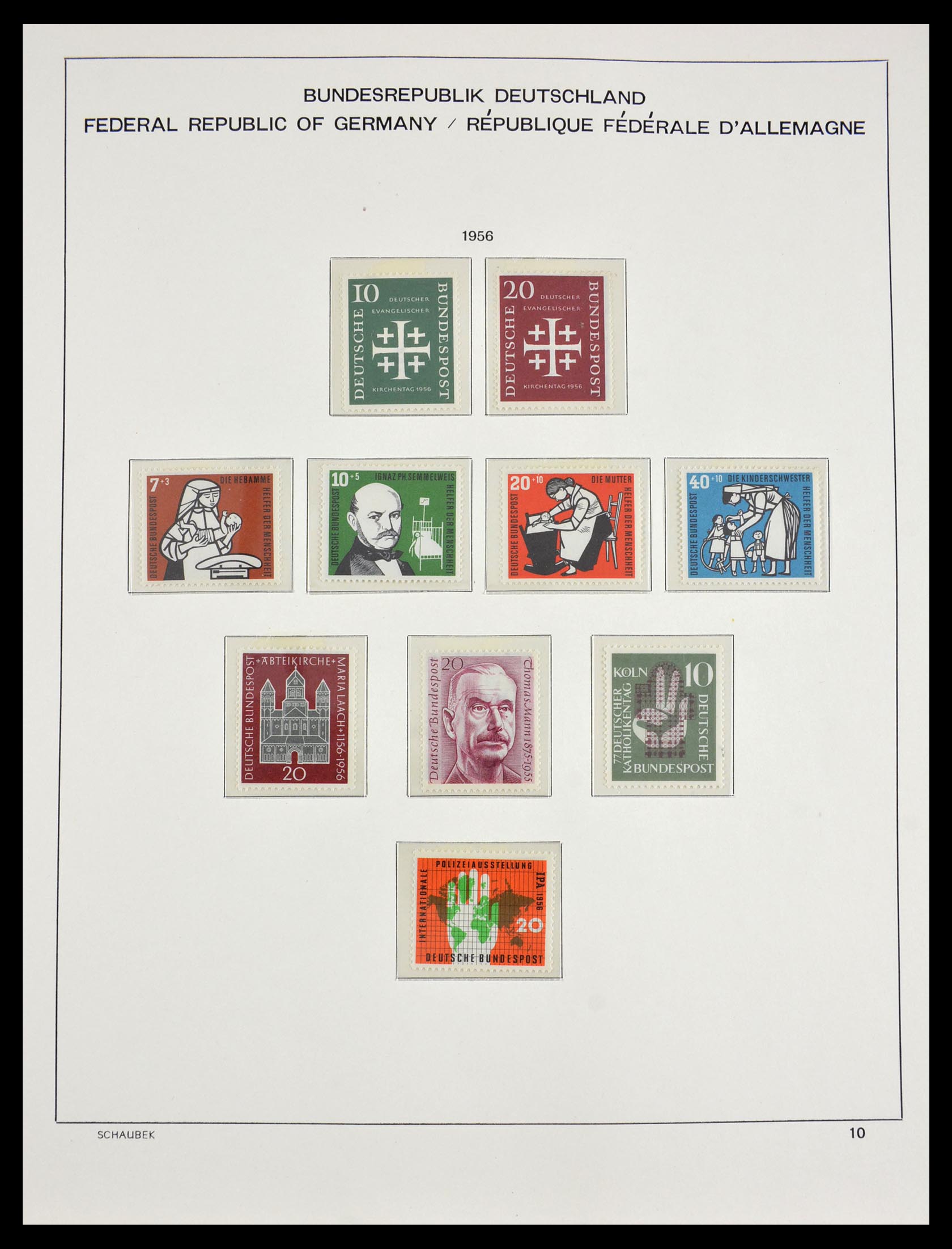 29489 004 - 29489 Bundespost 1954-1990.
