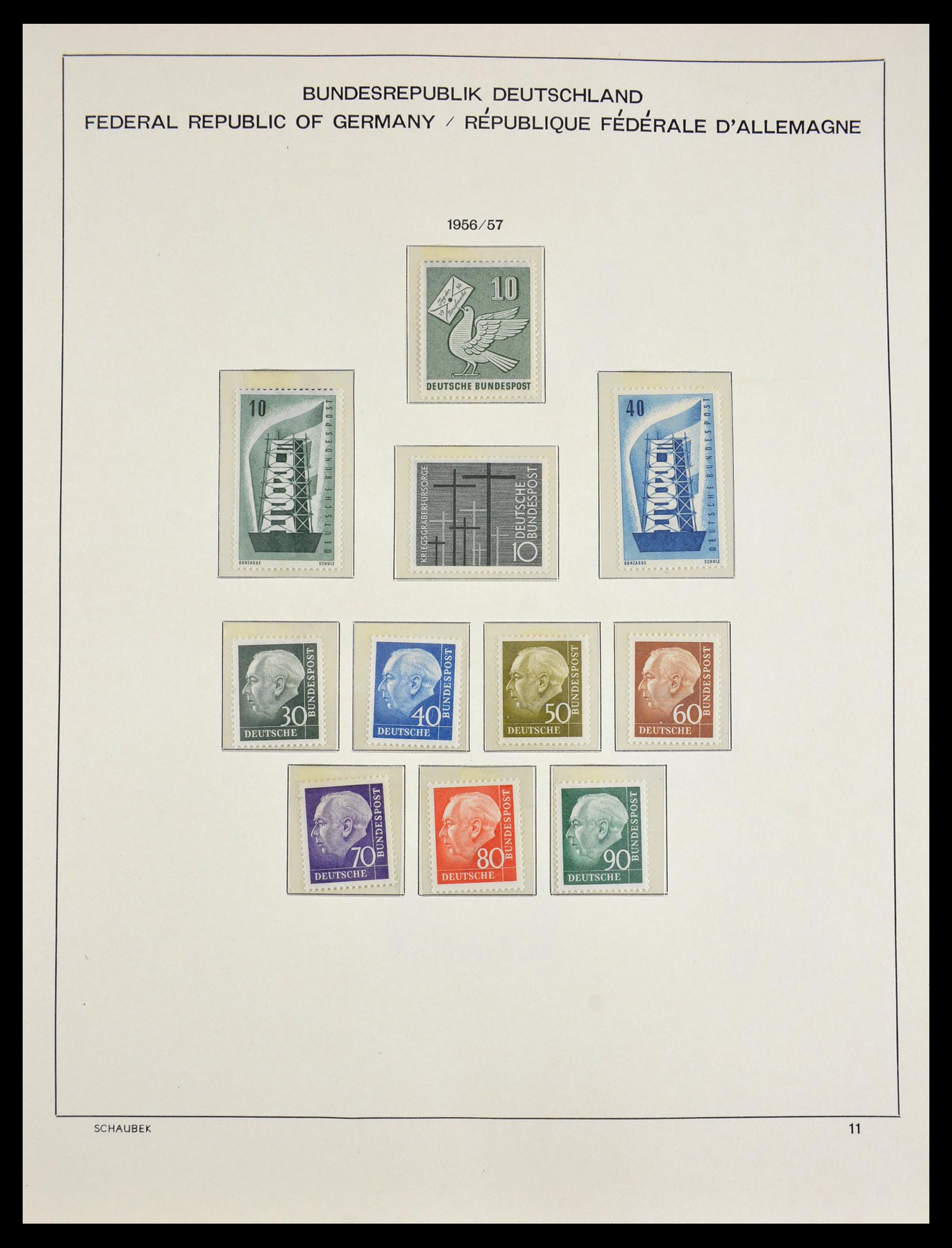 29489 005 - 29489 Bundespost 1954-1990.