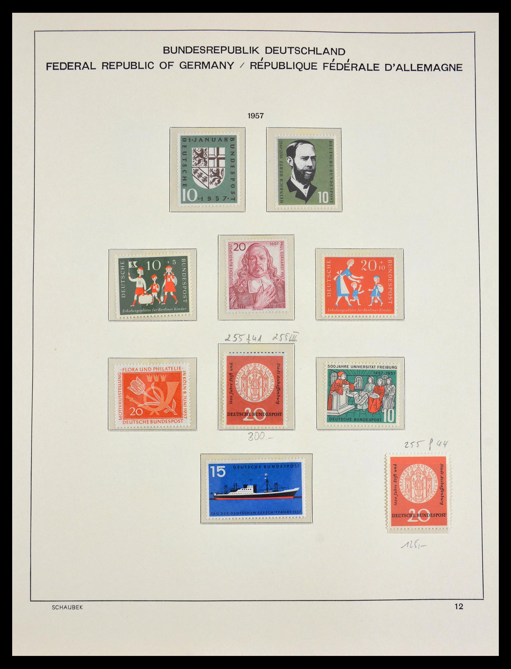 29489 006 - 29489 Bundespost 1954-1990.