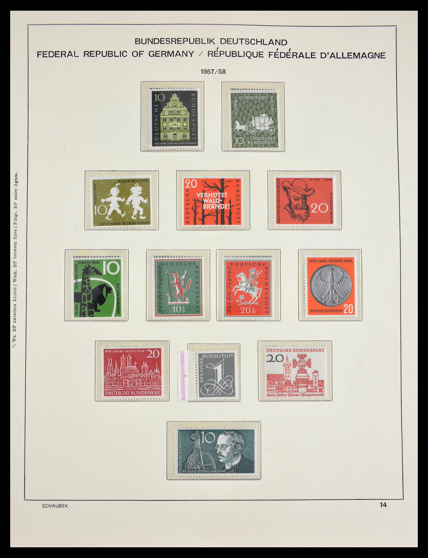 29489 008 - 29489 Bundespost 1954-1990.