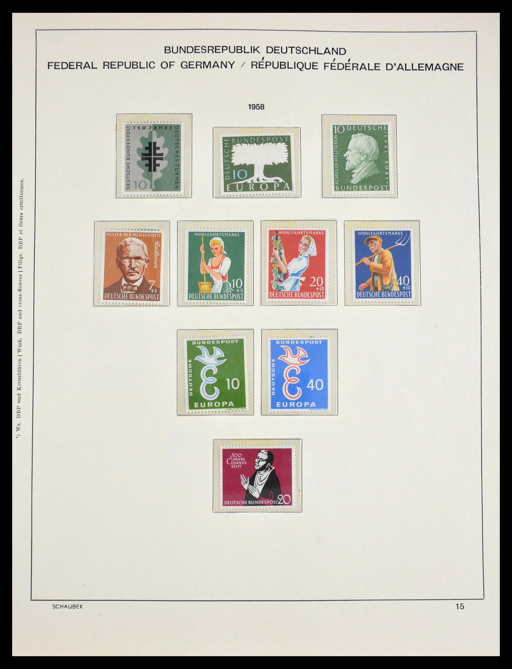 29489 009 - 29489 Bundespost 1954-1990.