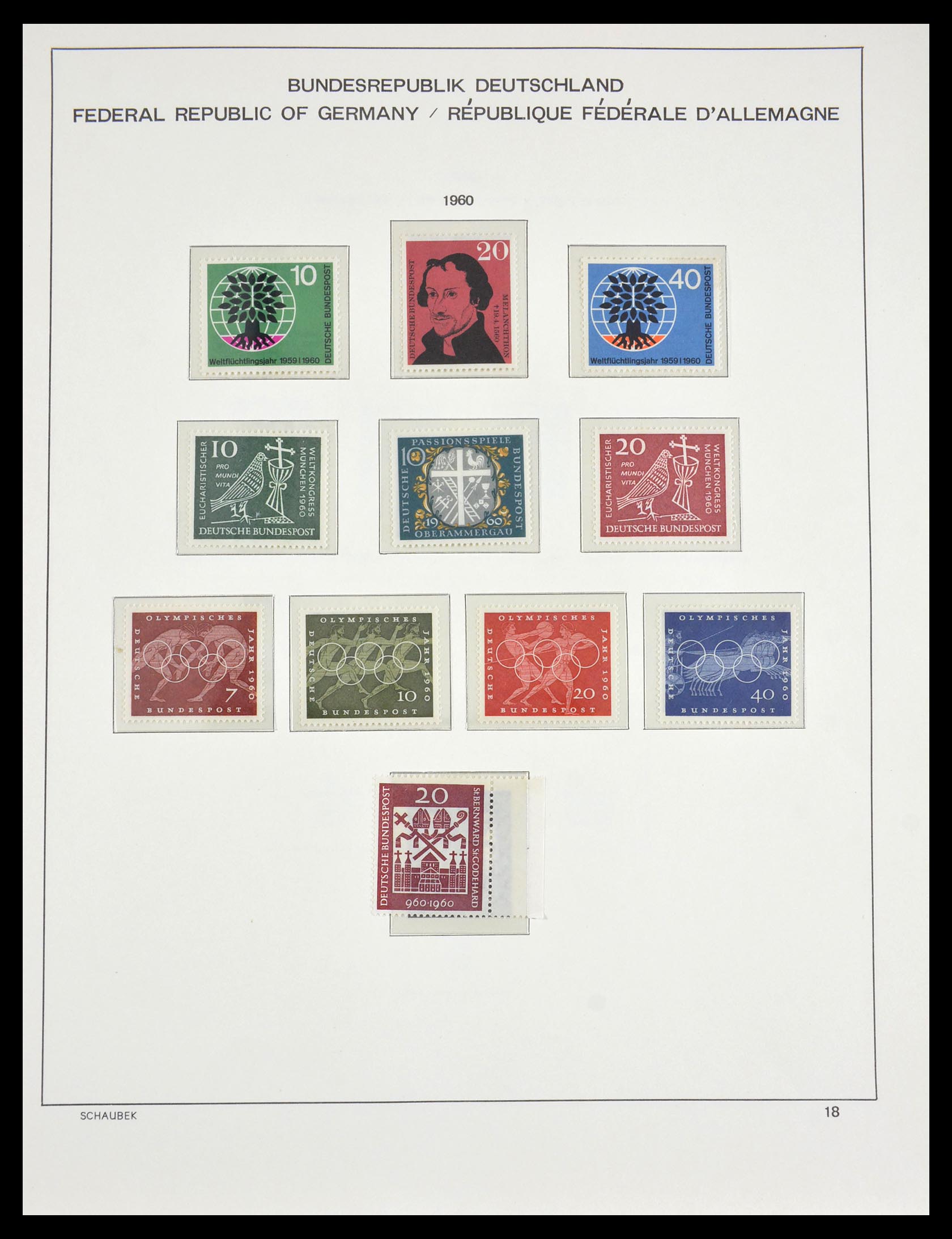 29489 013 - 29489 Bundespost 1954-1990.