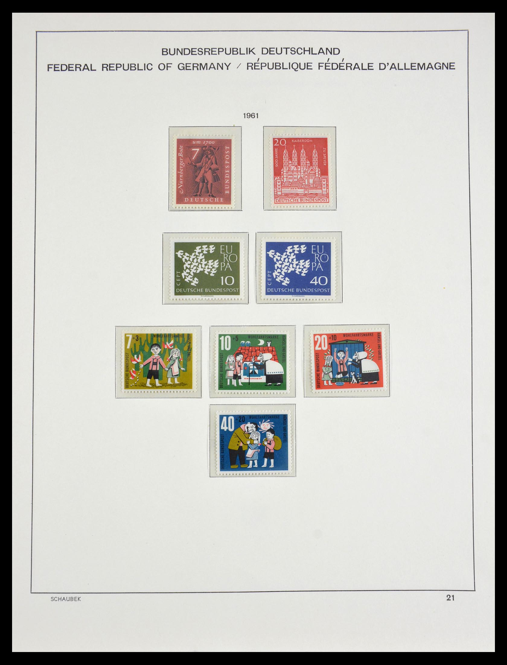 29489 017 - 29489 Bundespost 1954-1990.