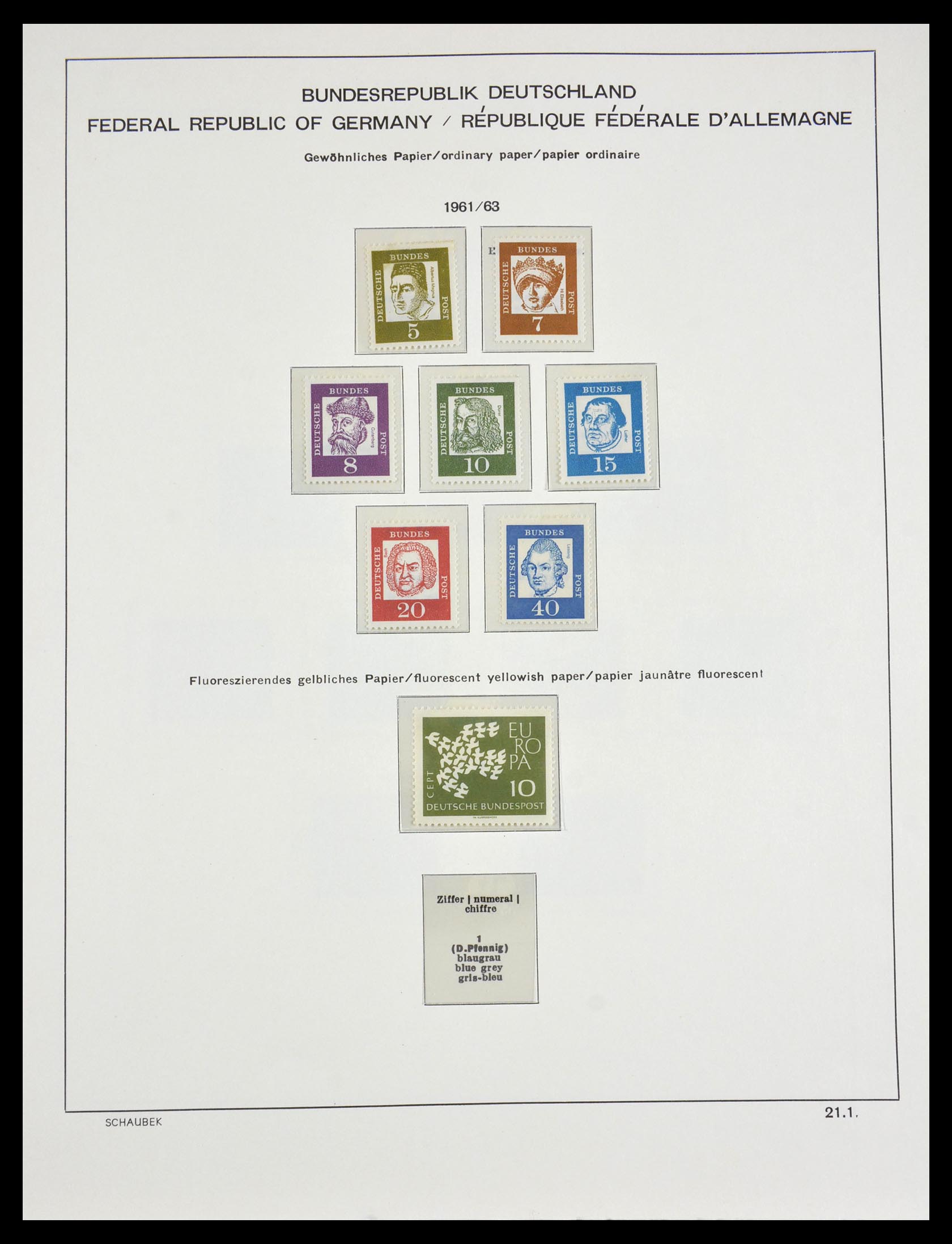 29489 018 - 29489 Bundespost 1954-1990.