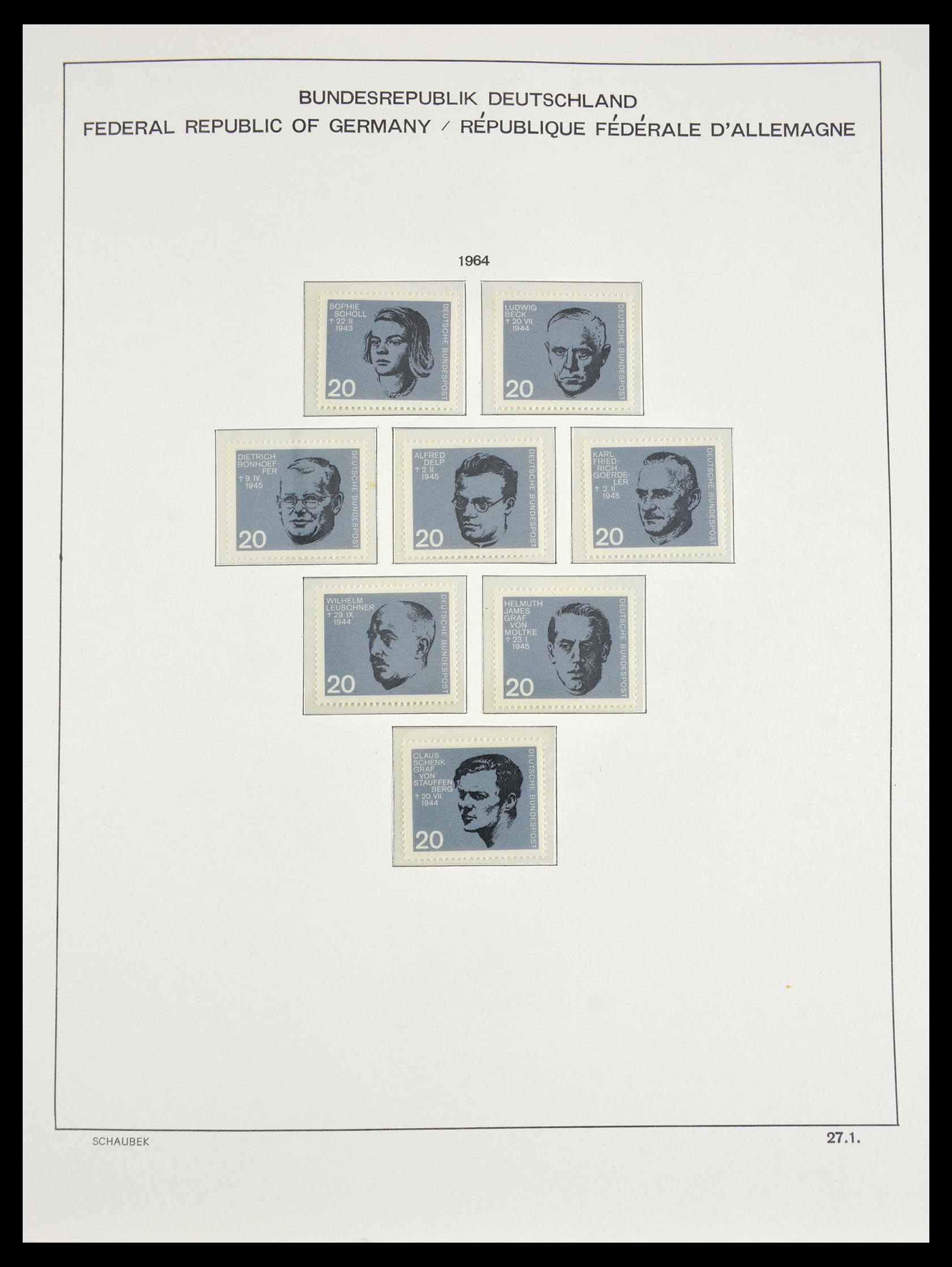 29489 025 - 29489 Bundespost 1954-1990.