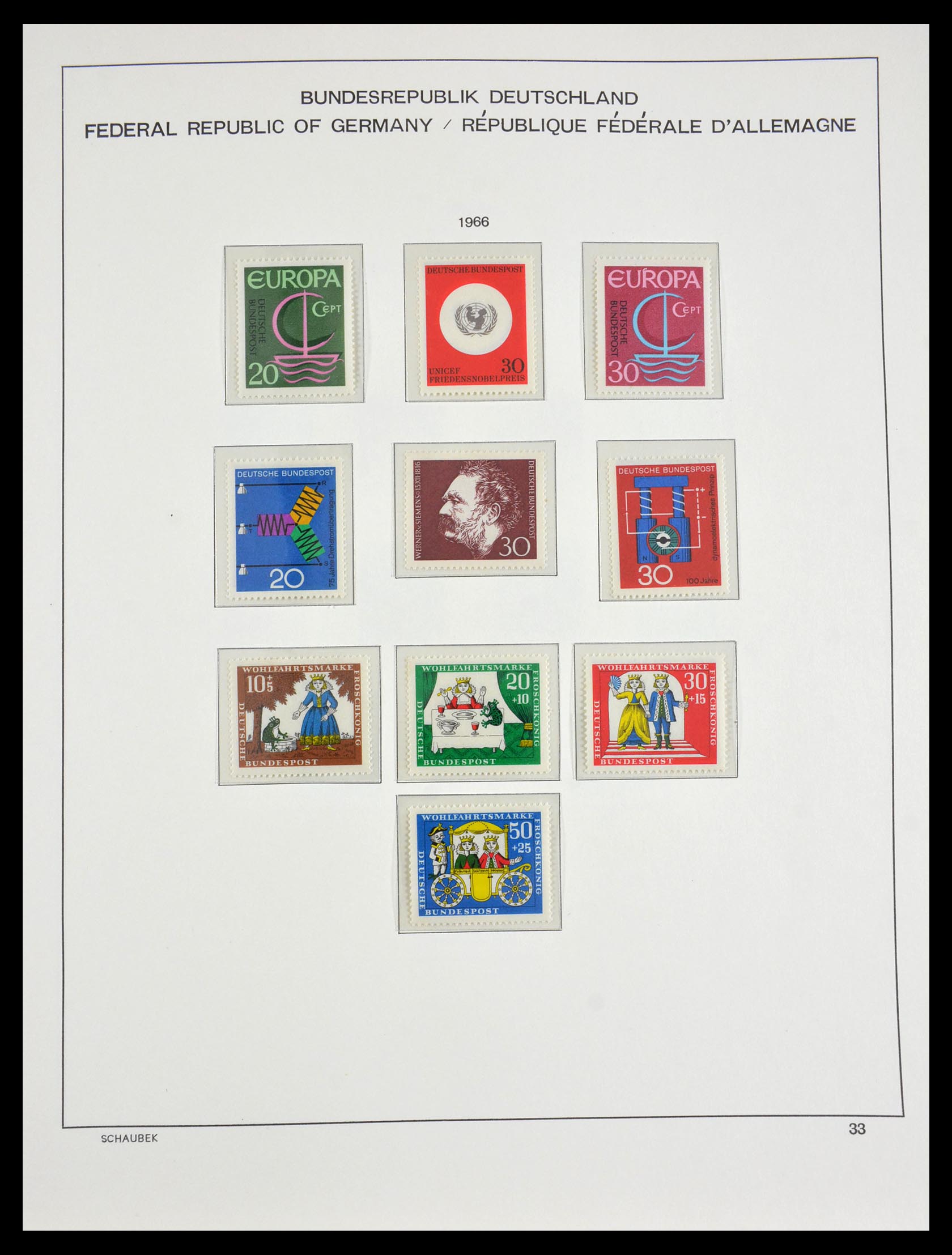 29489 031 - 29489 Bundespost 1954-1990.