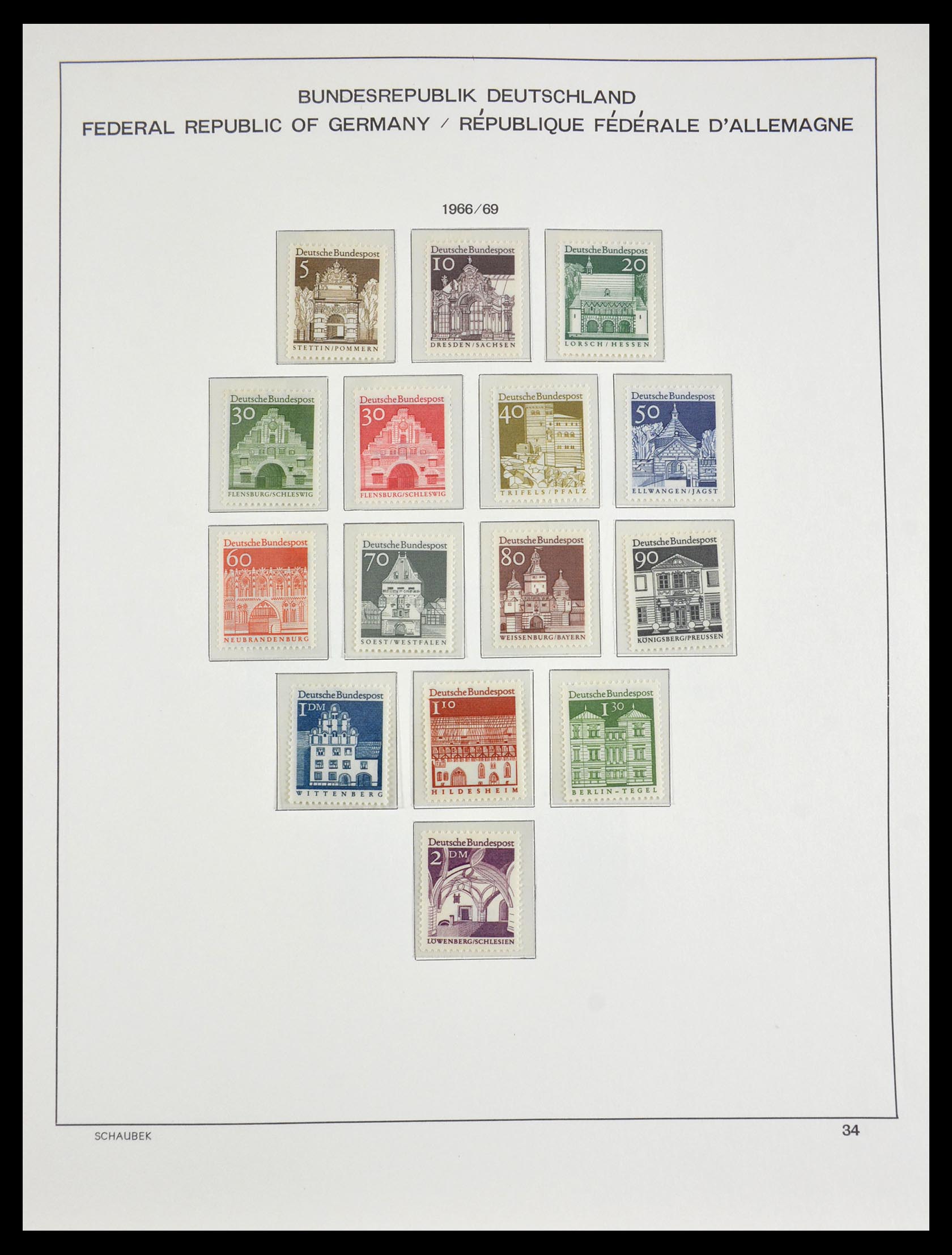 29489 032 - 29489 Bundespost 1954-1990.