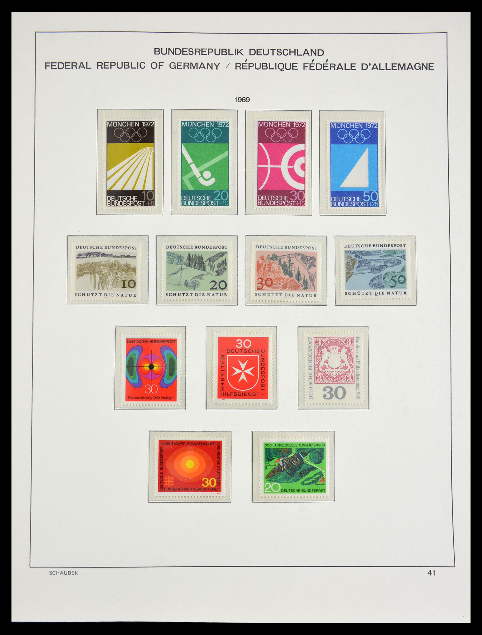 29489 039 - 29489 Bundespost 1954-1990.