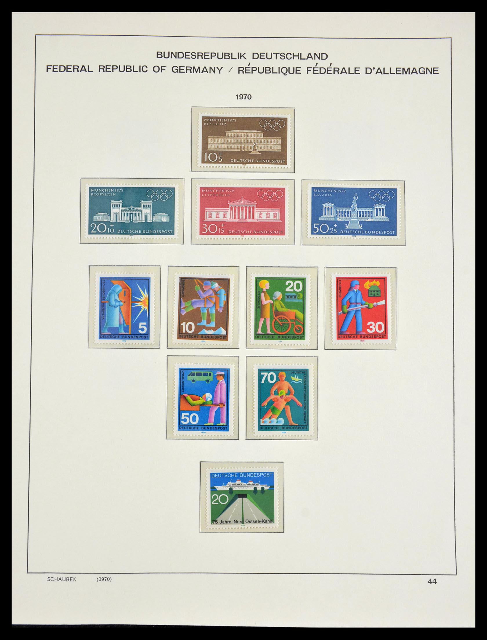 29489 043 - 29489 Bundespost 1954-1990.
