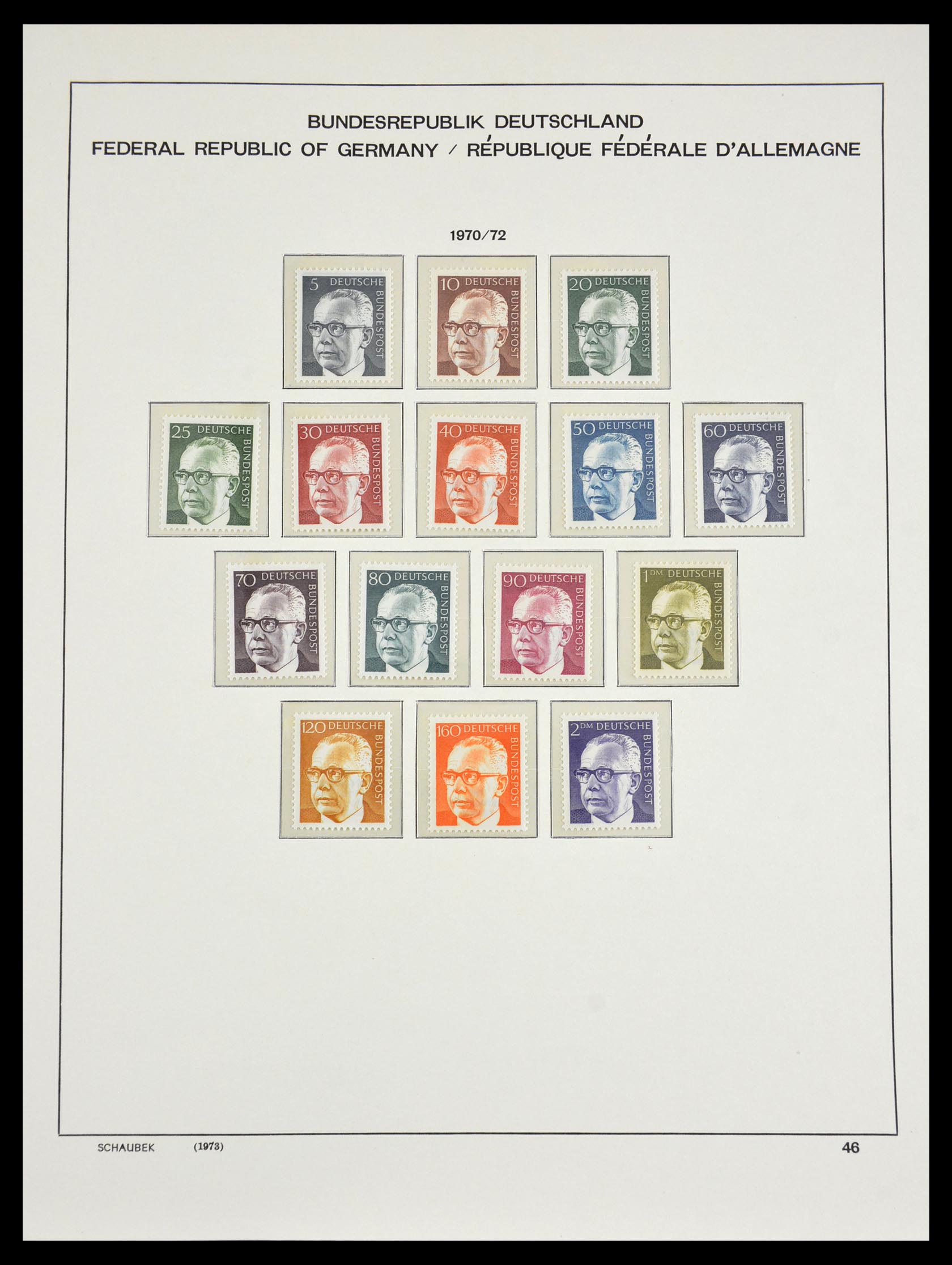 29489 045 - 29489 Bundespost 1954-1990.