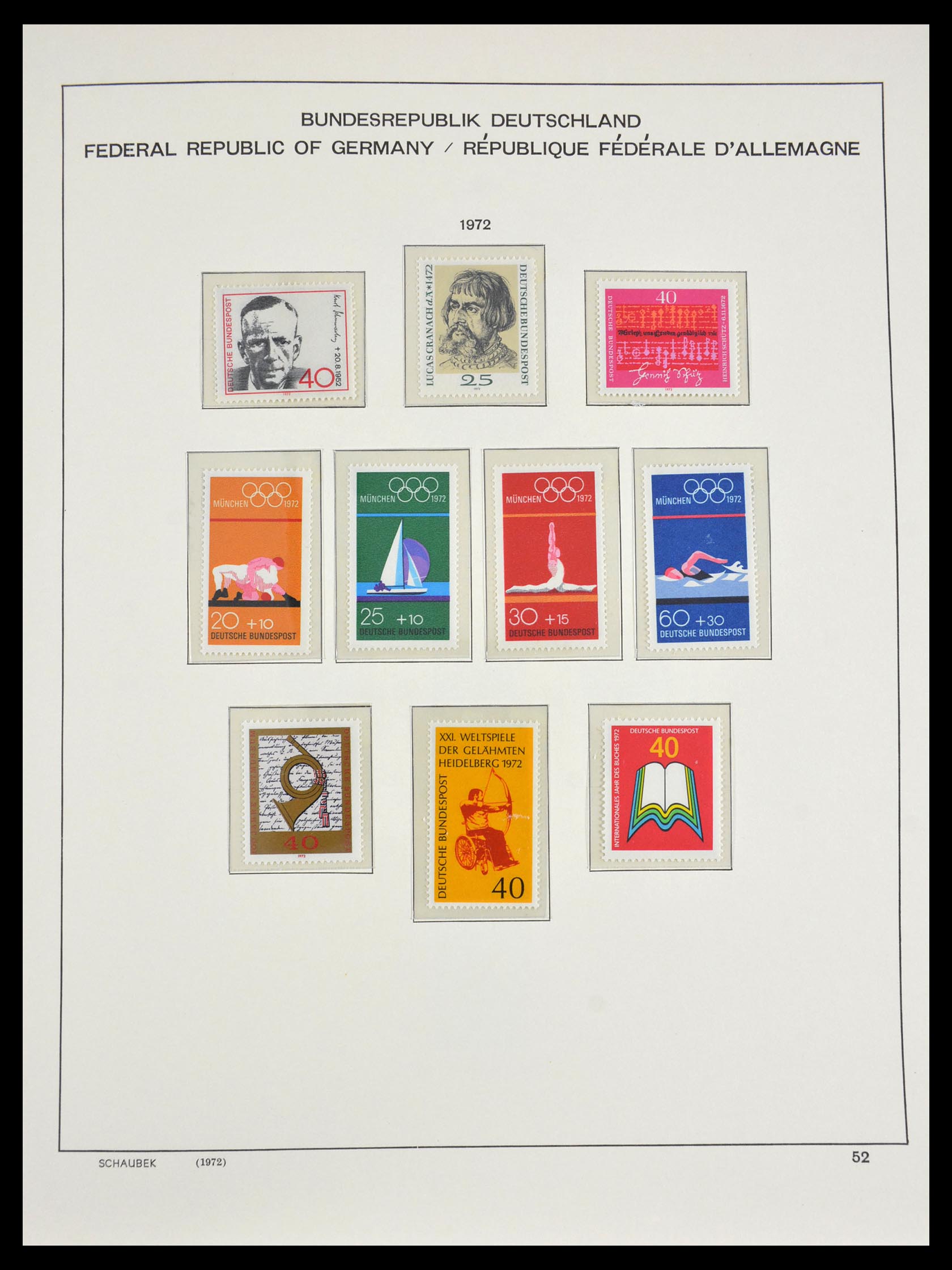 29489 053 - 29489 Bundespost 1954-1990.