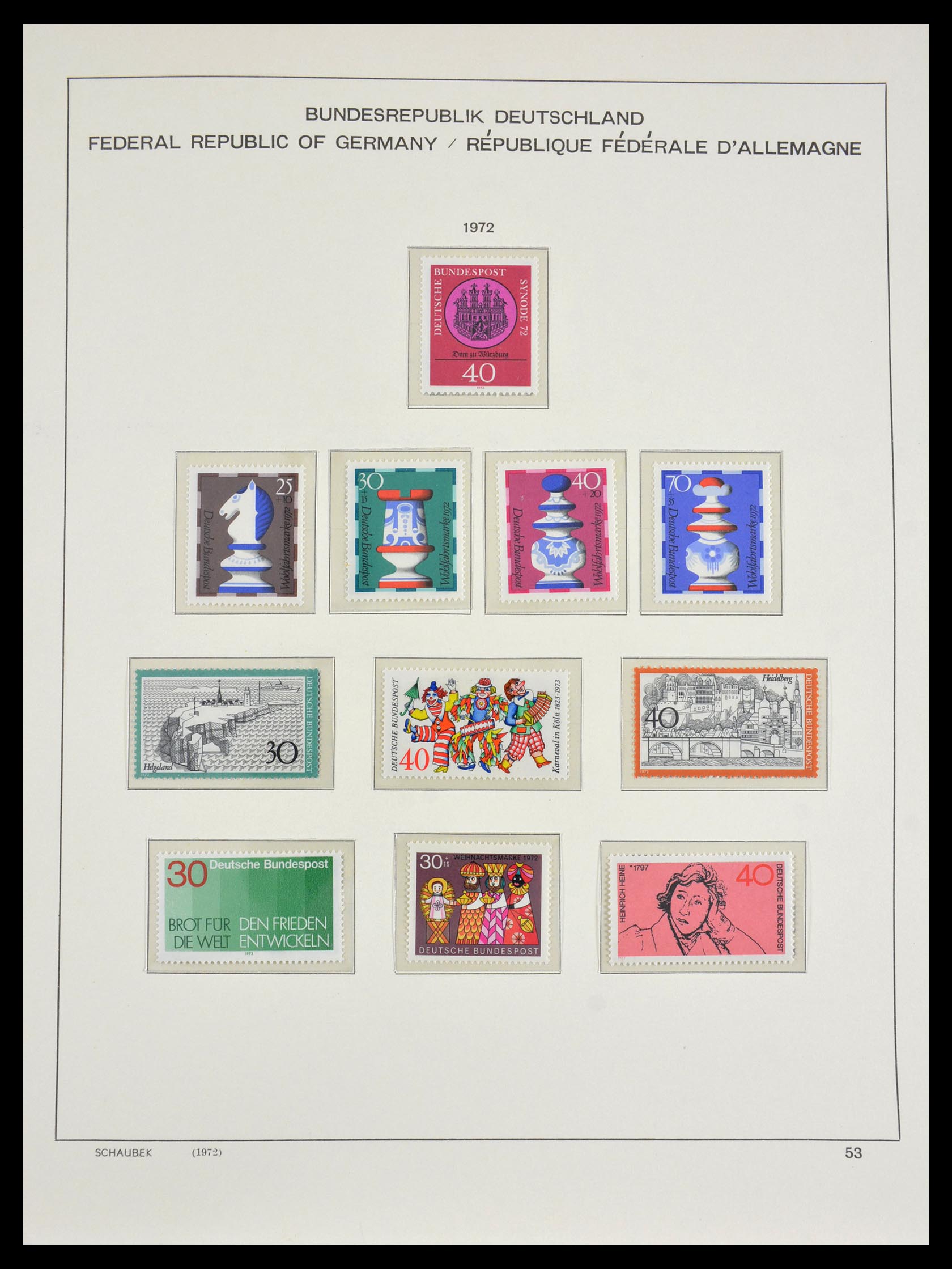 29489 055 - 29489 Bundespost 1954-1990.