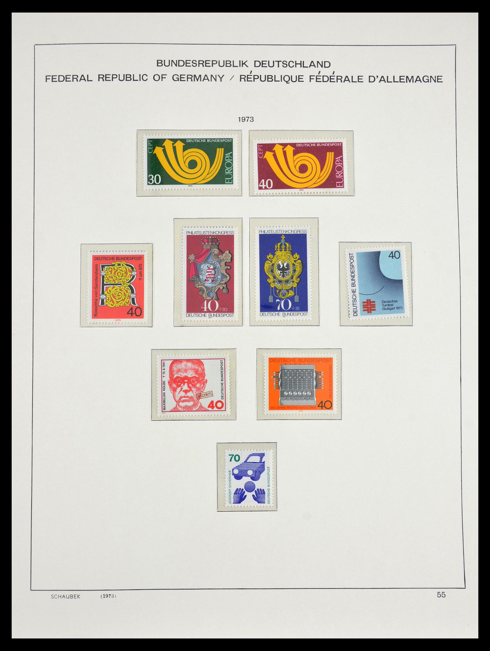 29489 057 - 29489 Bundespost 1954-1990.