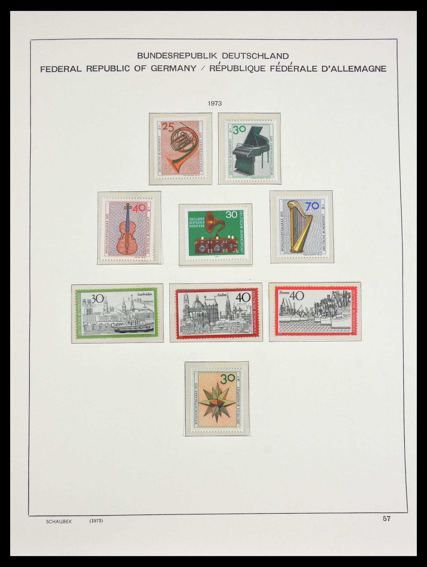 29489 059 - 29489 Bundespost 1954-1990.
