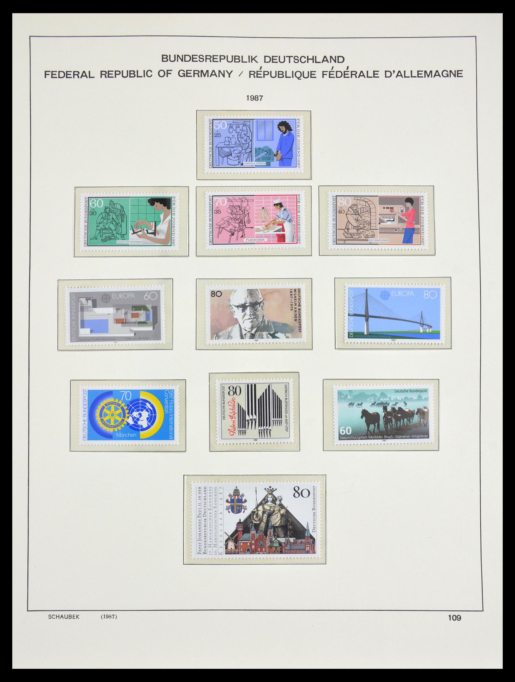 29489 128 - 29489 Bundespost 1954-1990.