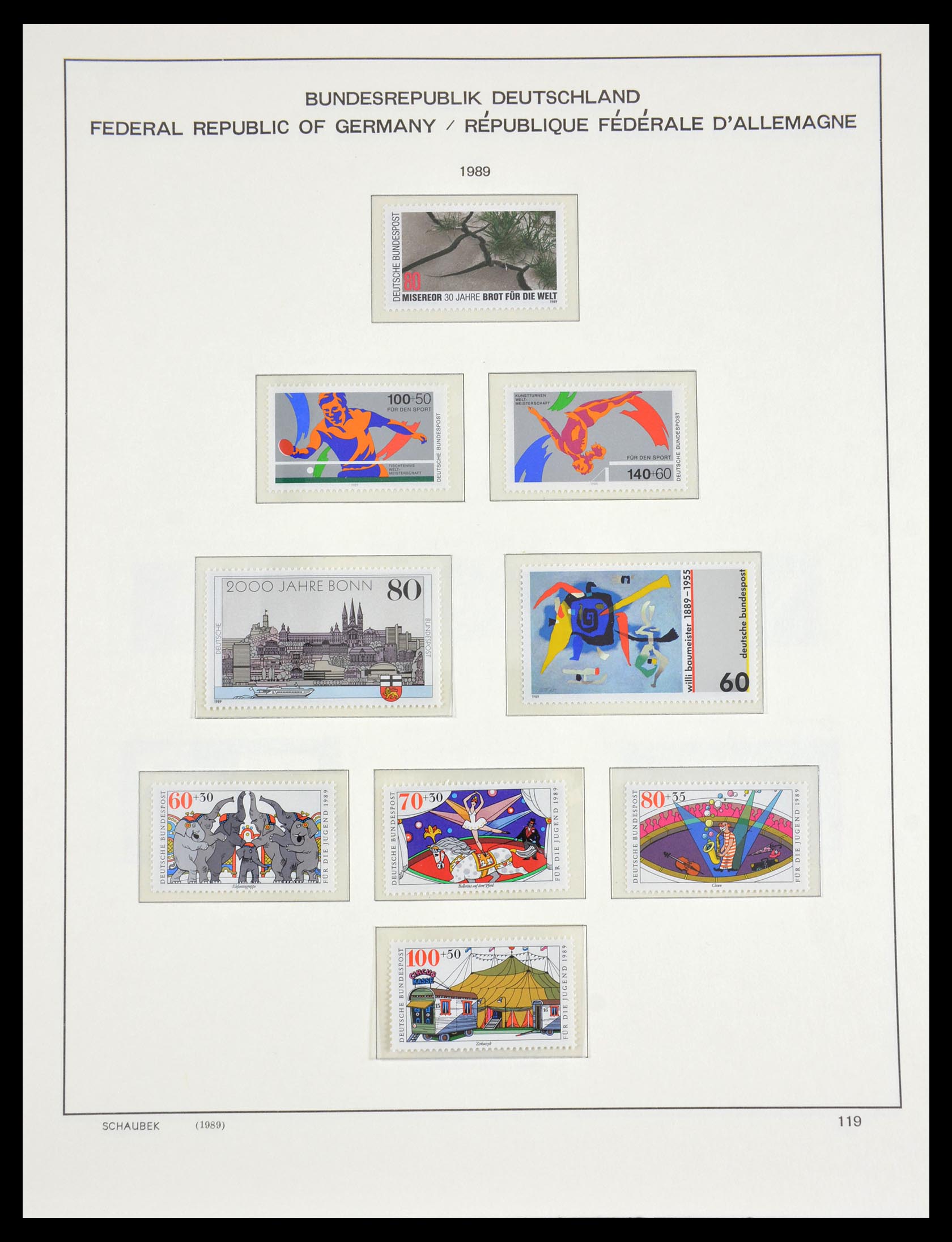 29489 143 - 29489 Bundespost 1954-1990.